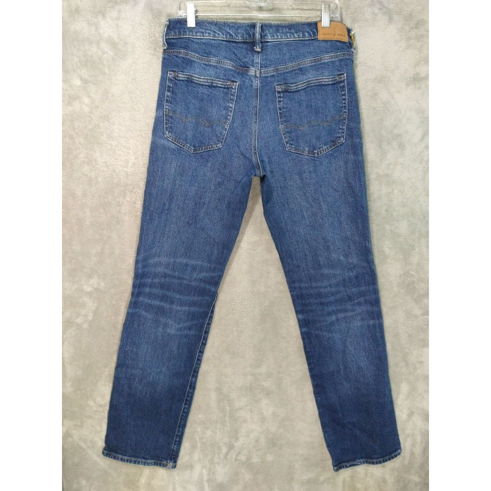 American Eagle Outfitters American Eagle Outfitters Jeans Mens 30x34 Blue Denim Relaxed Straight Leg Flex Stretch Size US 30 / EU 46 - 2 Thumbnail