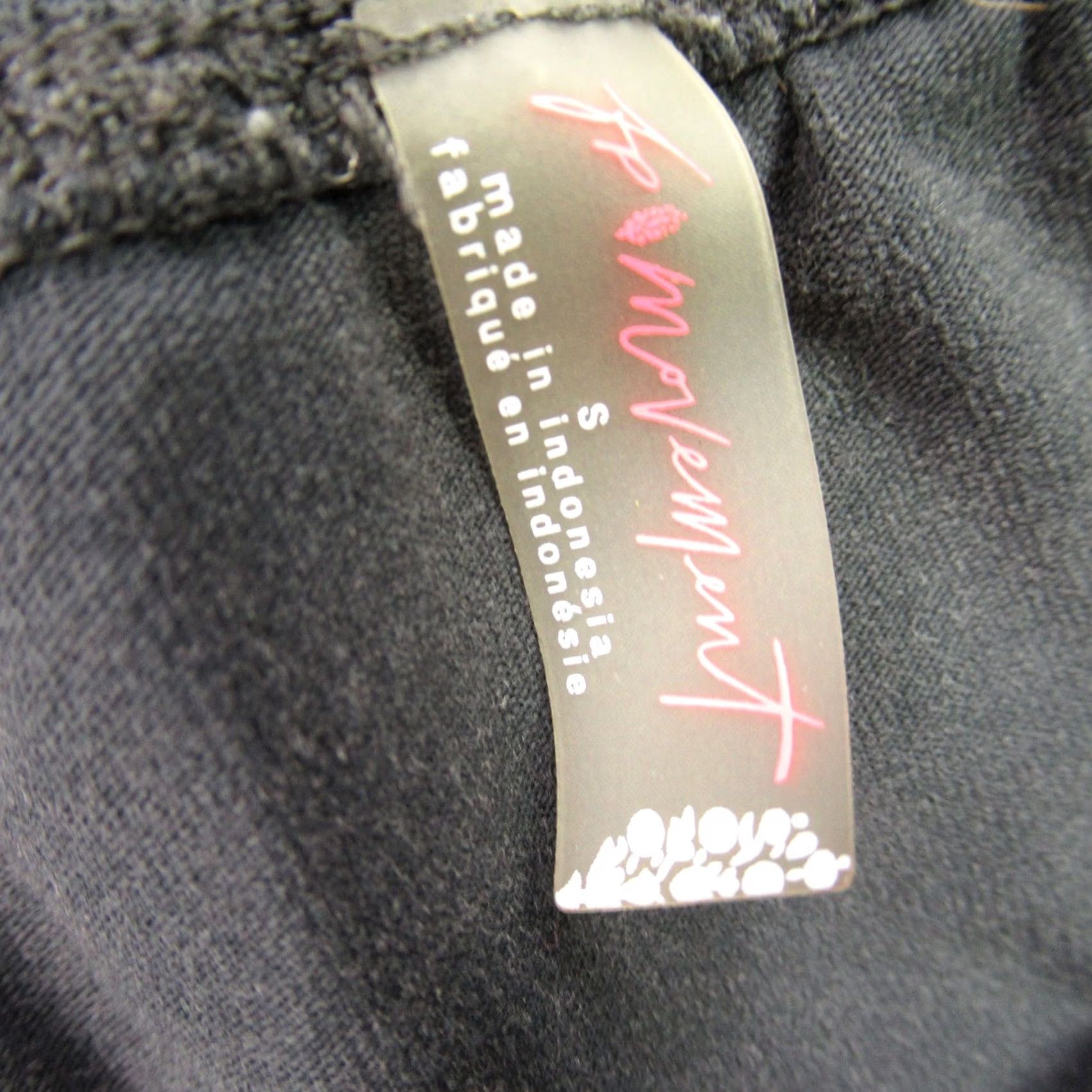 Vintage FP Movement Activewear Shorts Size S Dark Gray Ribbed Waist Casual Gym Women's Size 28" / US 6 / IT 42 - 3 Thumbnail