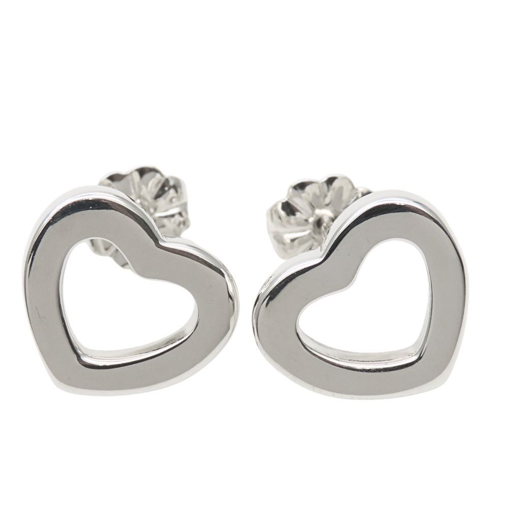 Tiffany & Co. Tiffany&Co. Heart Silver925 K14WG Earrings Metal Earrings DUTY FREE for USA