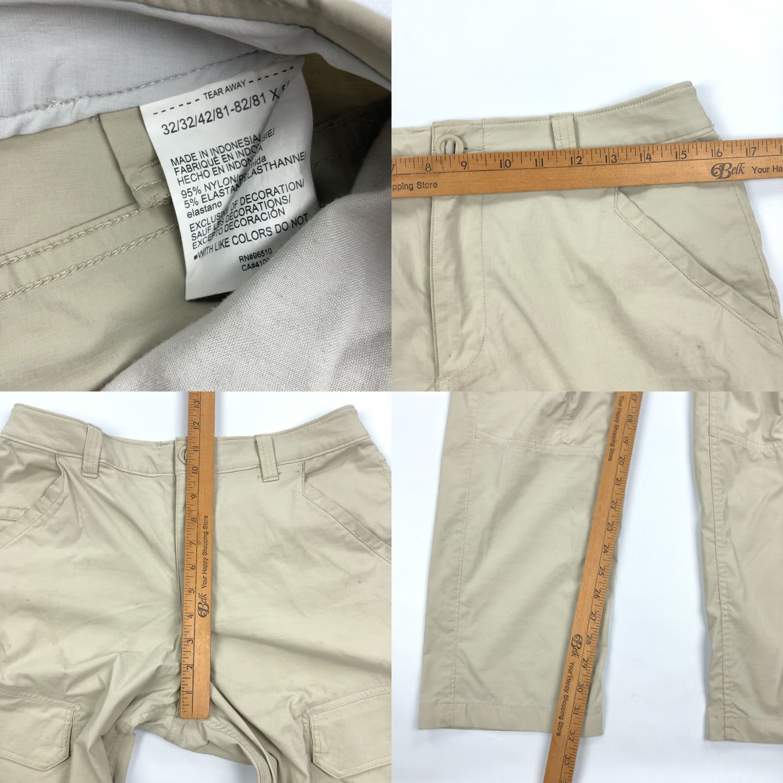 Under Armour Under Armour Cargo Pants Mens 32x32 Beige Flat Front Regular Fit Pants Size US 32 / EU 48 - 8 Thumbnail