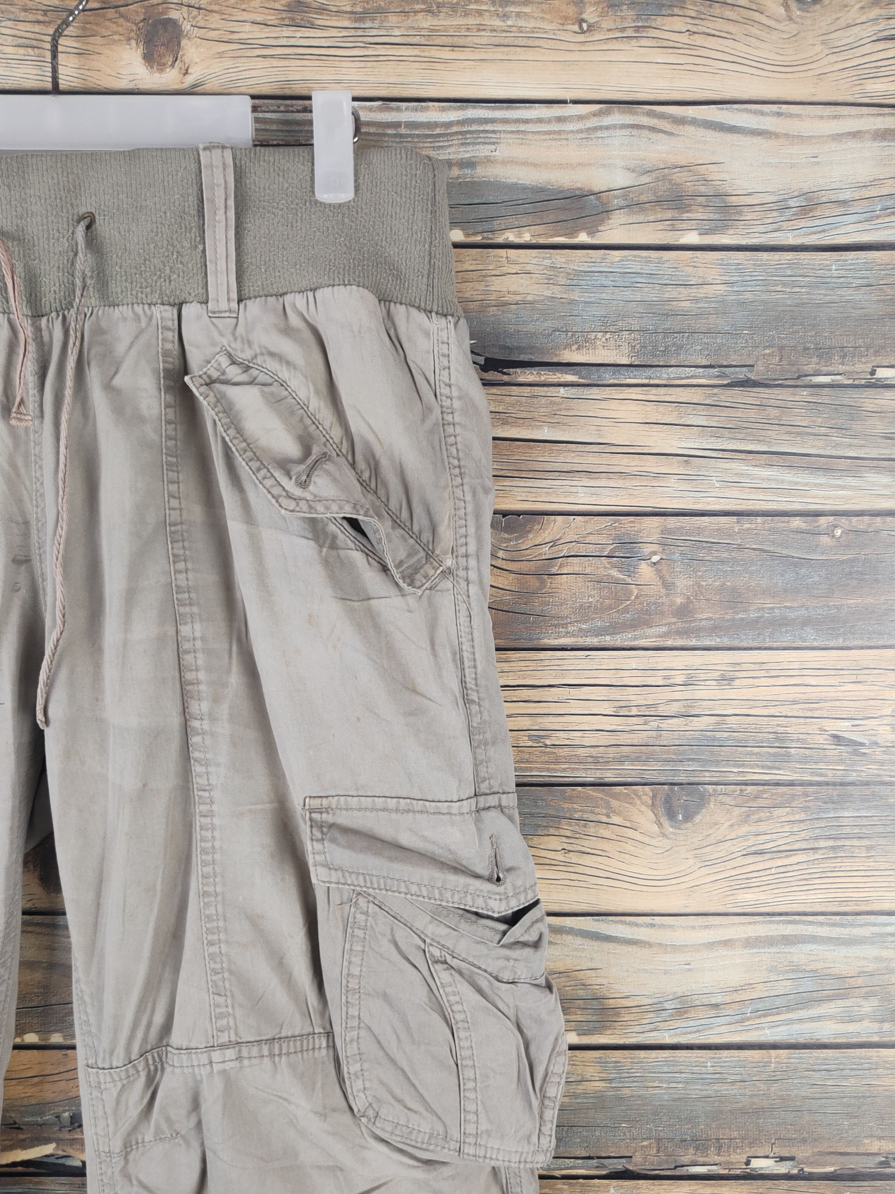 Japanese Brand DL Japanese Brand Gray Multipocket Cargo Pants #46-043 Size US 30 / EU 46 - 5 Thumbnail