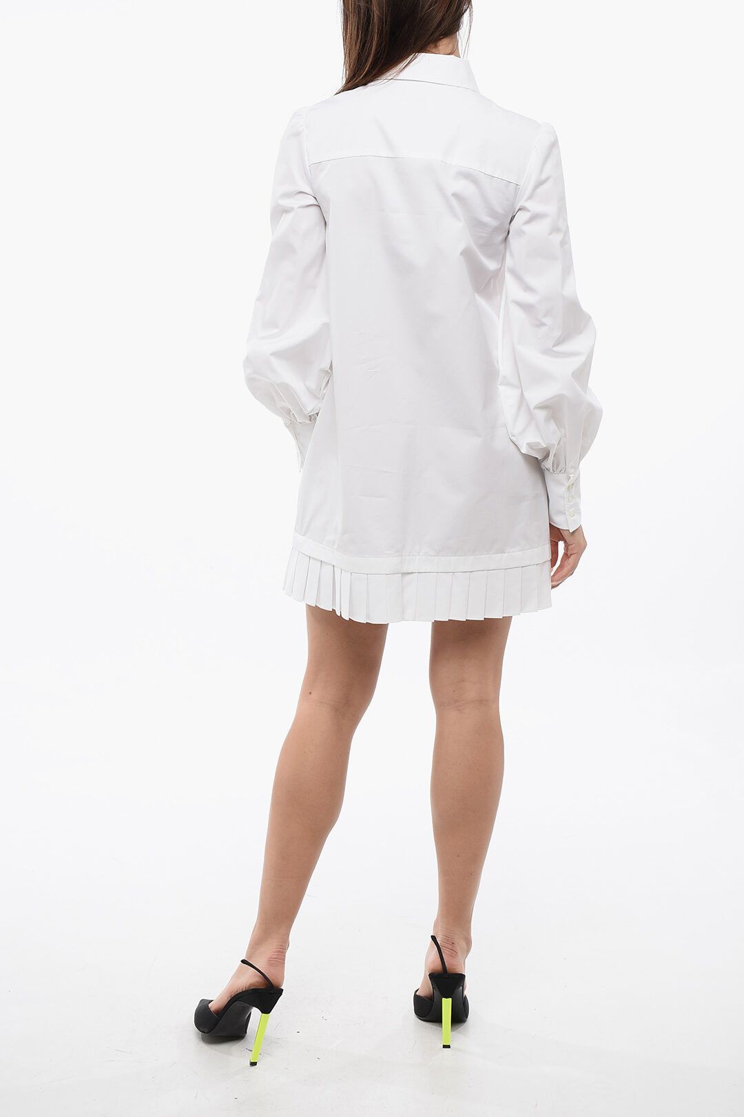 Off-White og1mm1125 Popeline Shirt Dress in White Size XS / US 0-2 / IT 36-38 - 2 Thumbnail