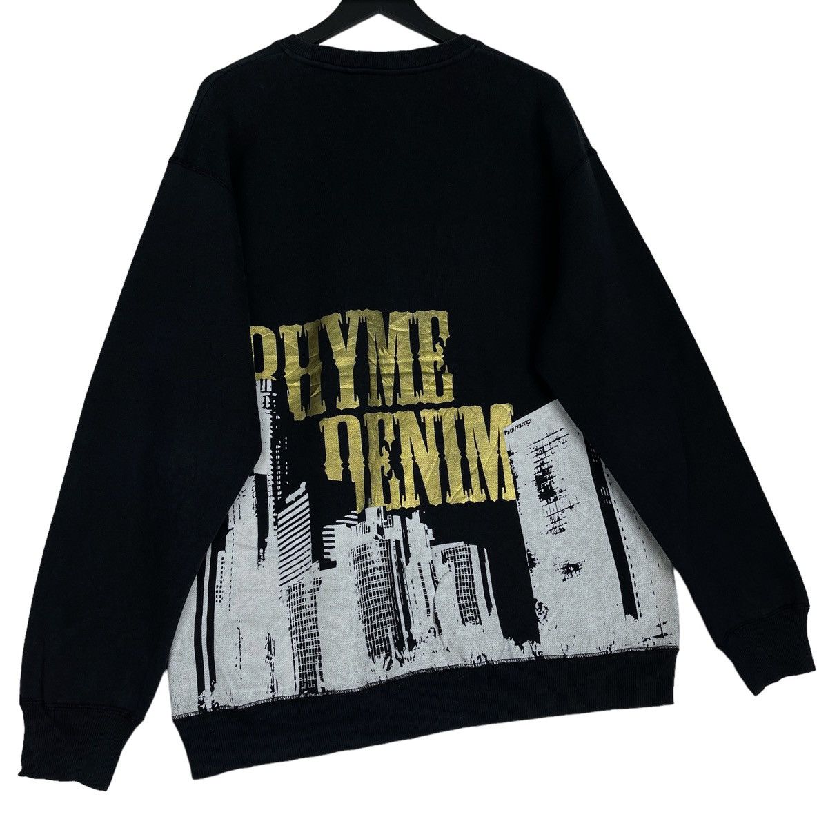 Vintage Vintage Krhyme Denim All Over Print Crewneck Sweatshirt Size US XL / EU 56 / 4 - 6 Thumbnail
