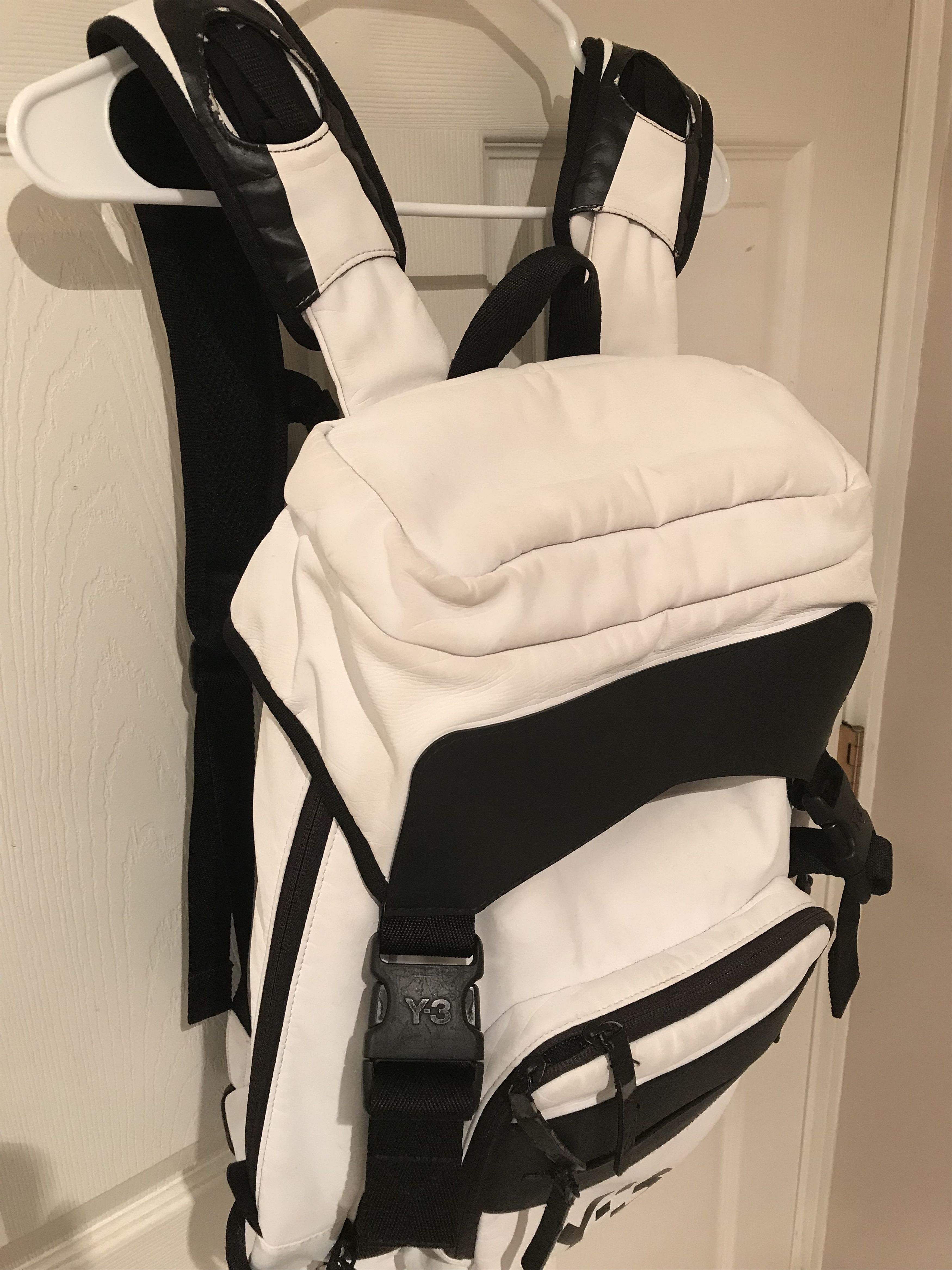 Adidas Y-3 Ultratech Backpack White Large Size ONE SIZE - 3 Thumbnail