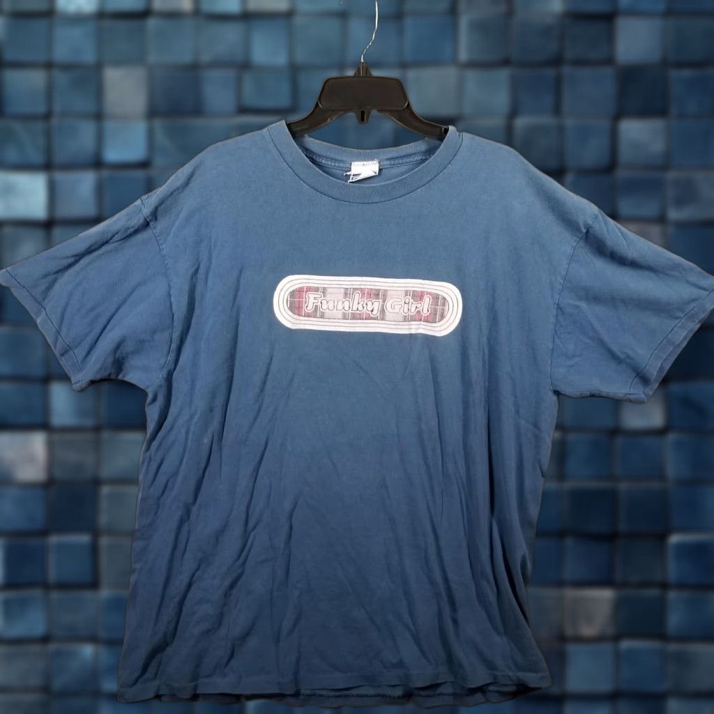 Vintage VINTAGE Freeze Shirt Womens XL Blue Funky Girl Graphic Tee Plaid Y2K Gothic Hip Hop 90s Womens Size XL / US 12-14 / IT 48-50 - 1 Thumbnail