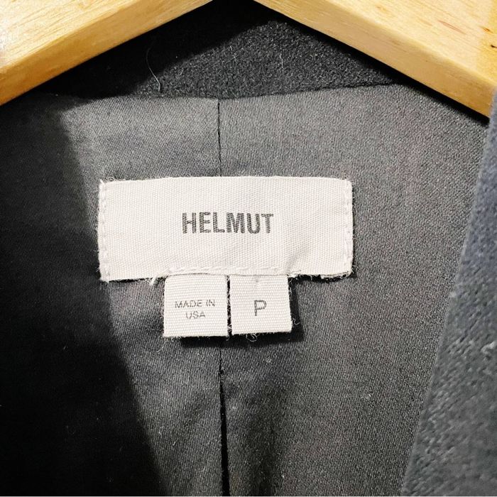 Helmut Lang Helmut Lang Black Stretch Moleskin Zip Coat Grailed