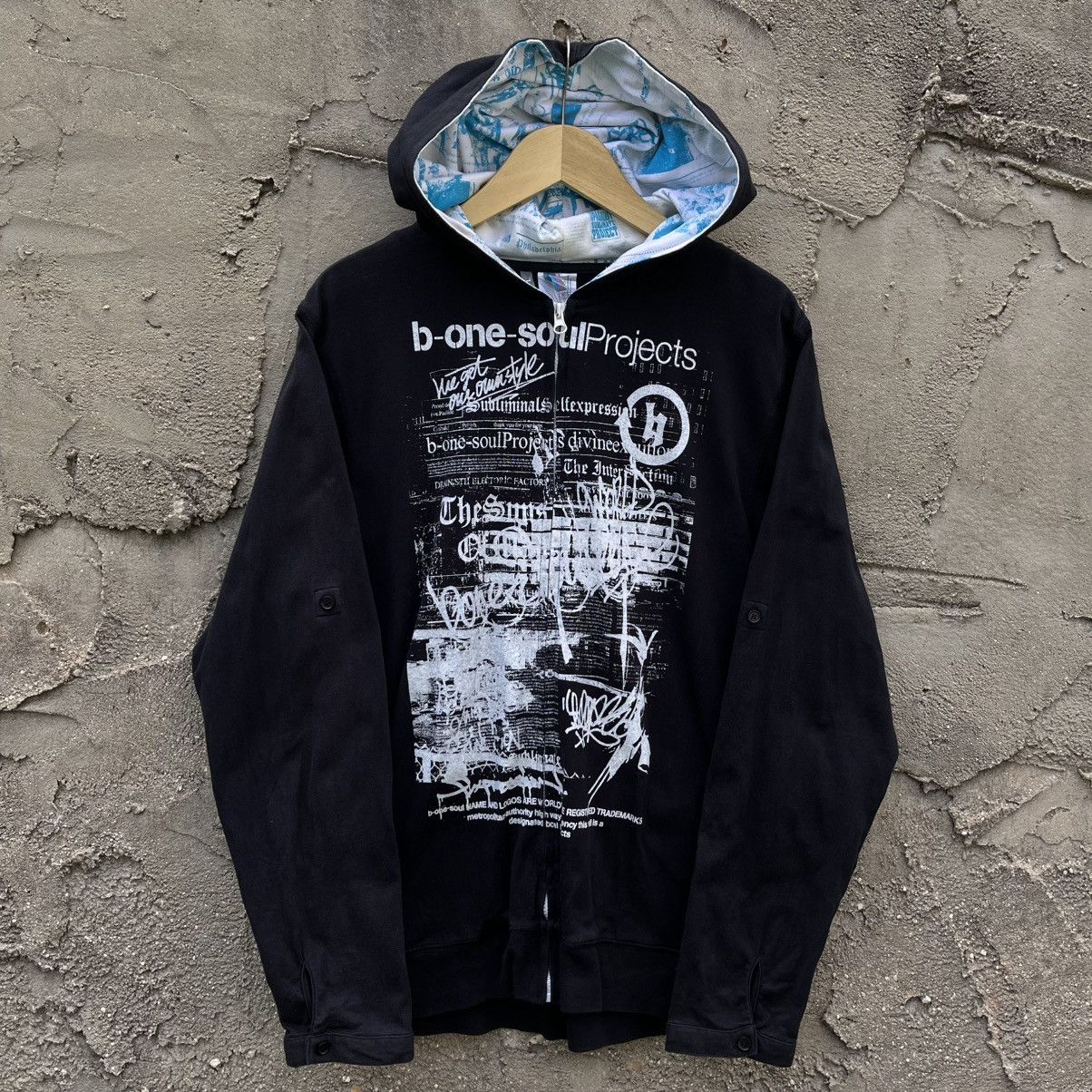 If Six Was Nine B one soul poem Zipper hoodie Size US L / EU 52-54 / 3 - 1 Thumbnail