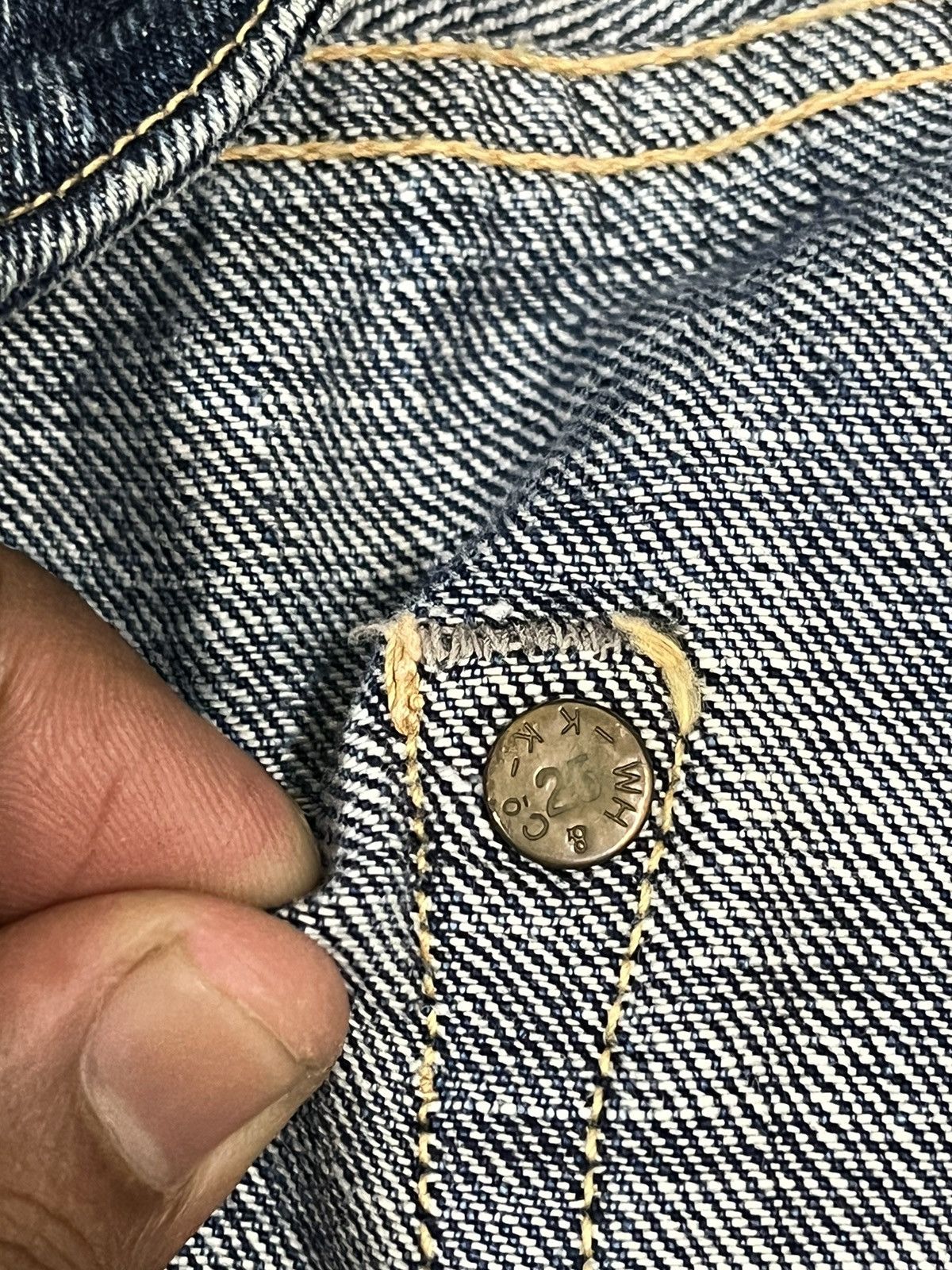Evisu ‼️‼️Warehouse&Co X Evisu‼️‼️ Lot 0110 Selvedge Denim Size US 31 - 12 Thumbnail