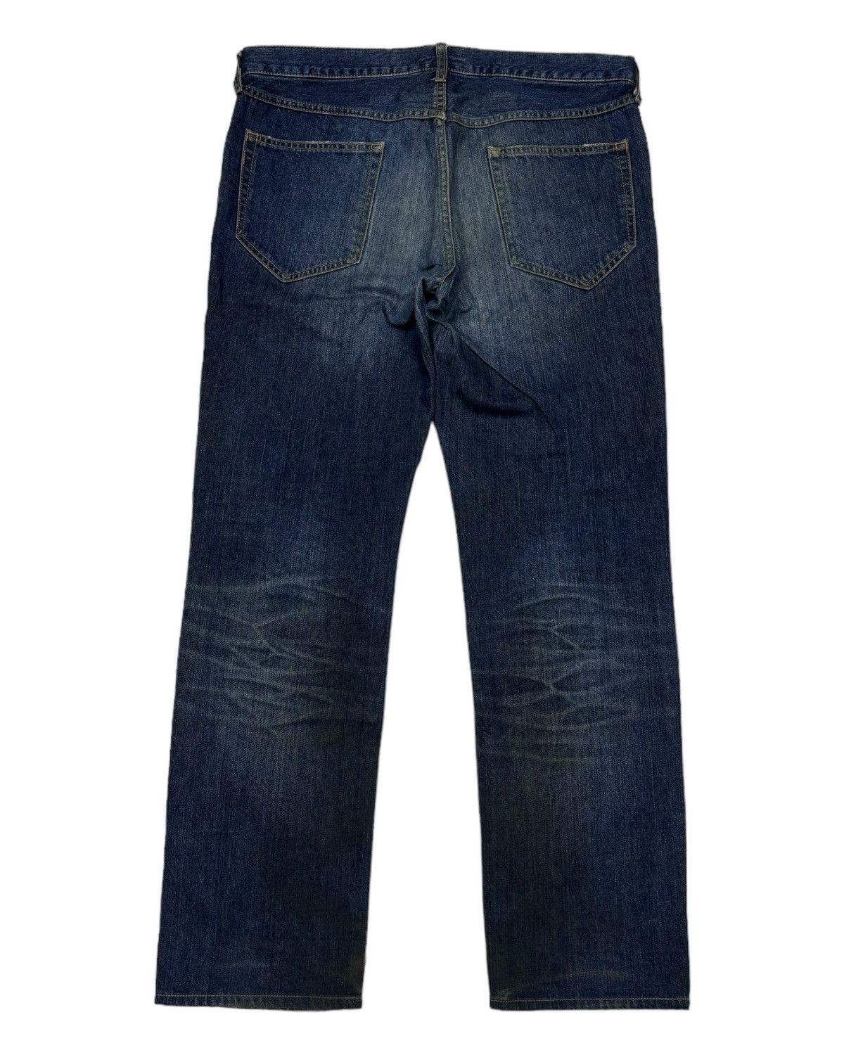 Hysteric Glamour 🇯🇵 DISTRESSED DENIM MADE IN JAPAN LABORATORY BLUE JEANS Size US 34 / EU 50 - 2 Thumbnail
