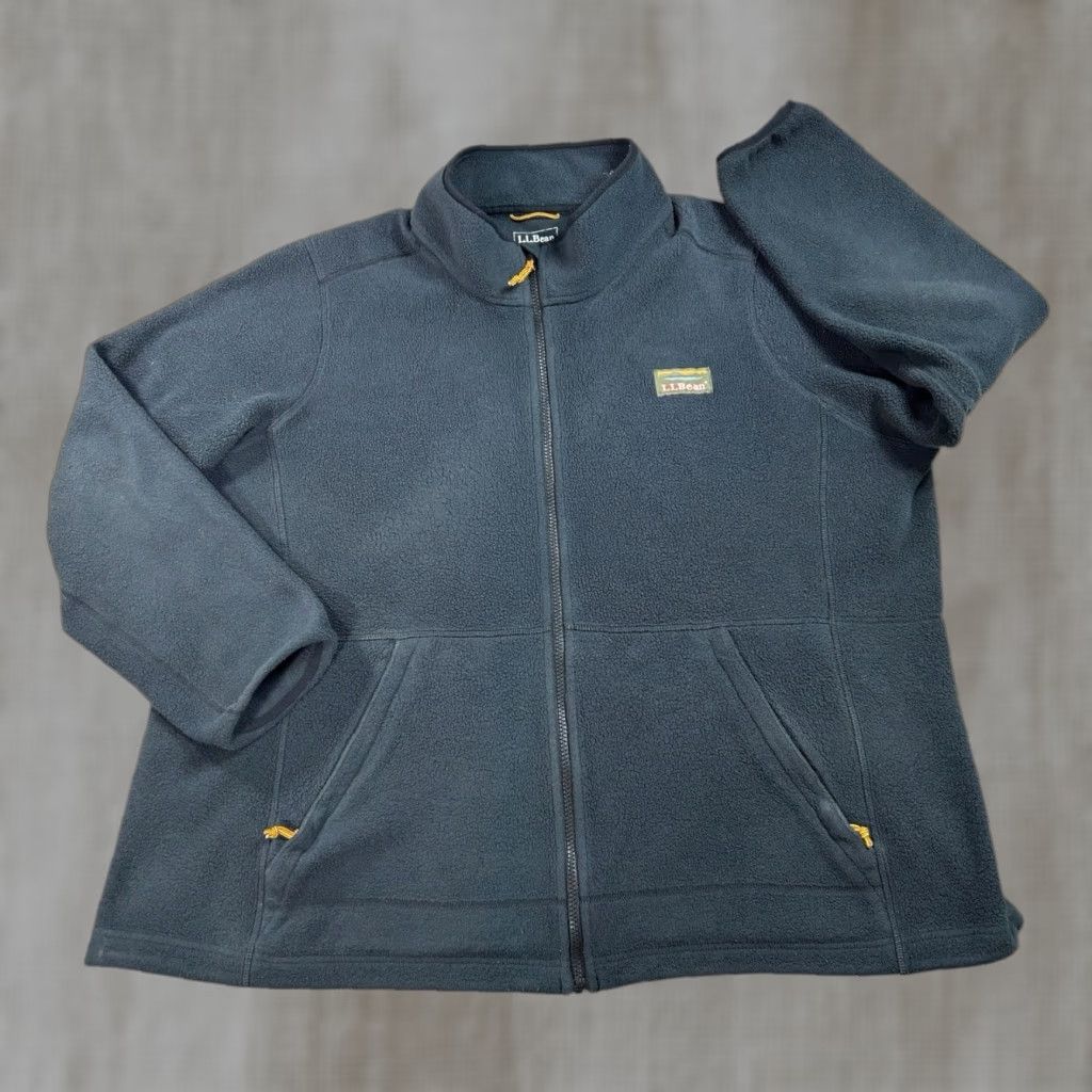 L.L. Bean Jacket Mountain Classic Fleece Womens 3X Black