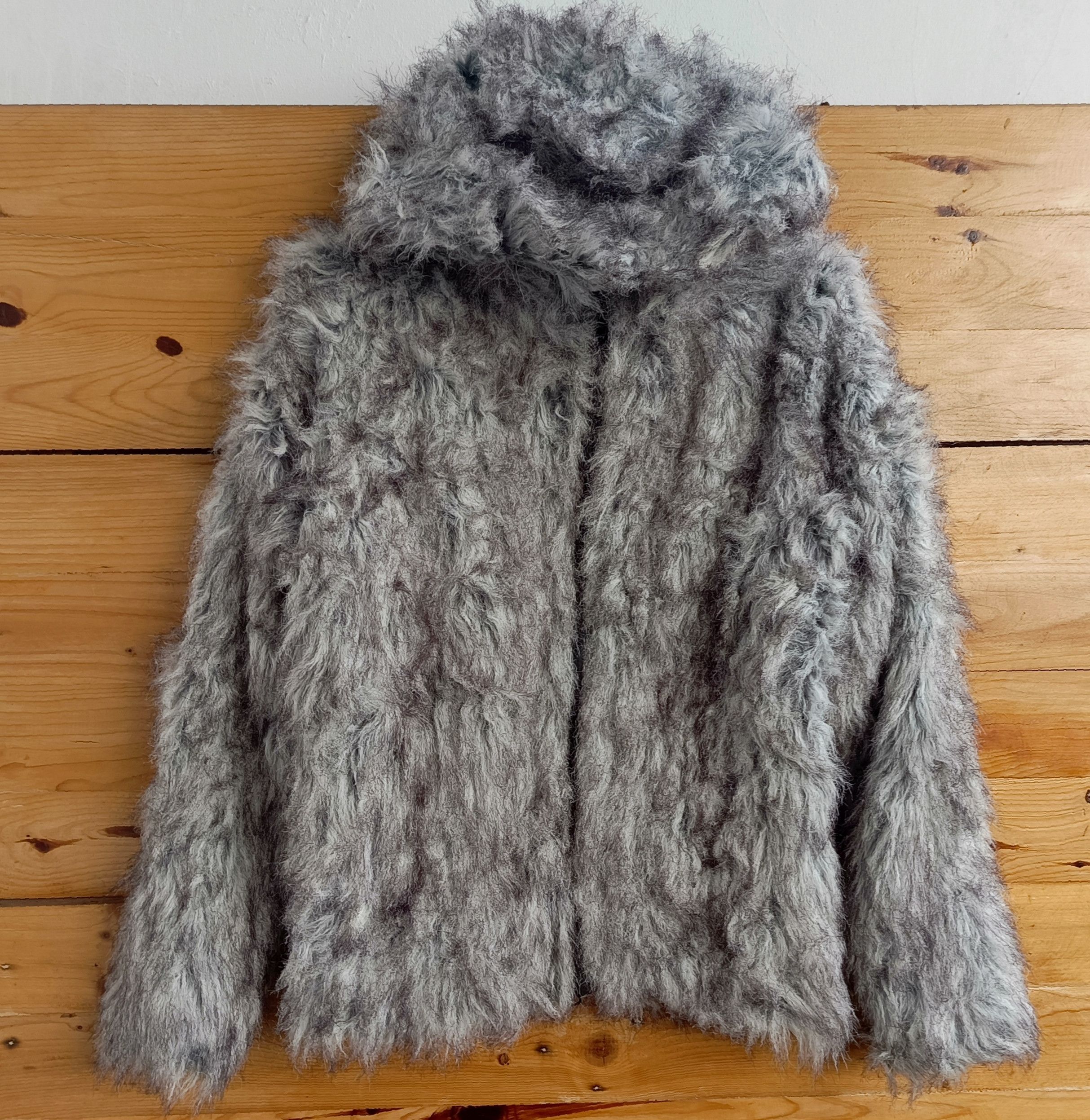 Hysteric Glamour FAUX FUR FUZZY BALACLAVA MOSS Size US M / EU 48-50 / 2 - 1 Thumbnail