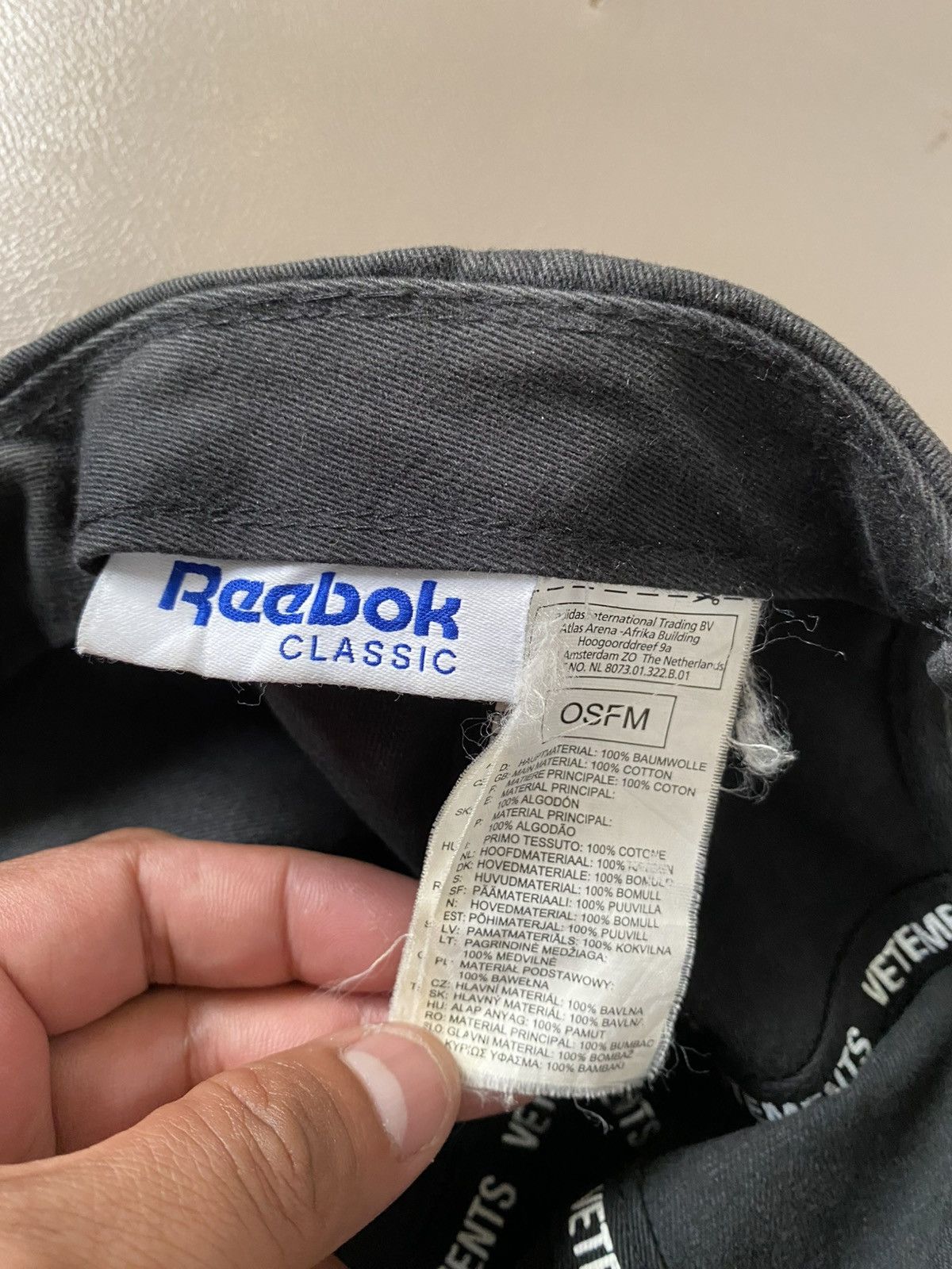 Reebok × Vetements Vetements x rebook securite cap Size ONE SIZE - 6 Thumbnail