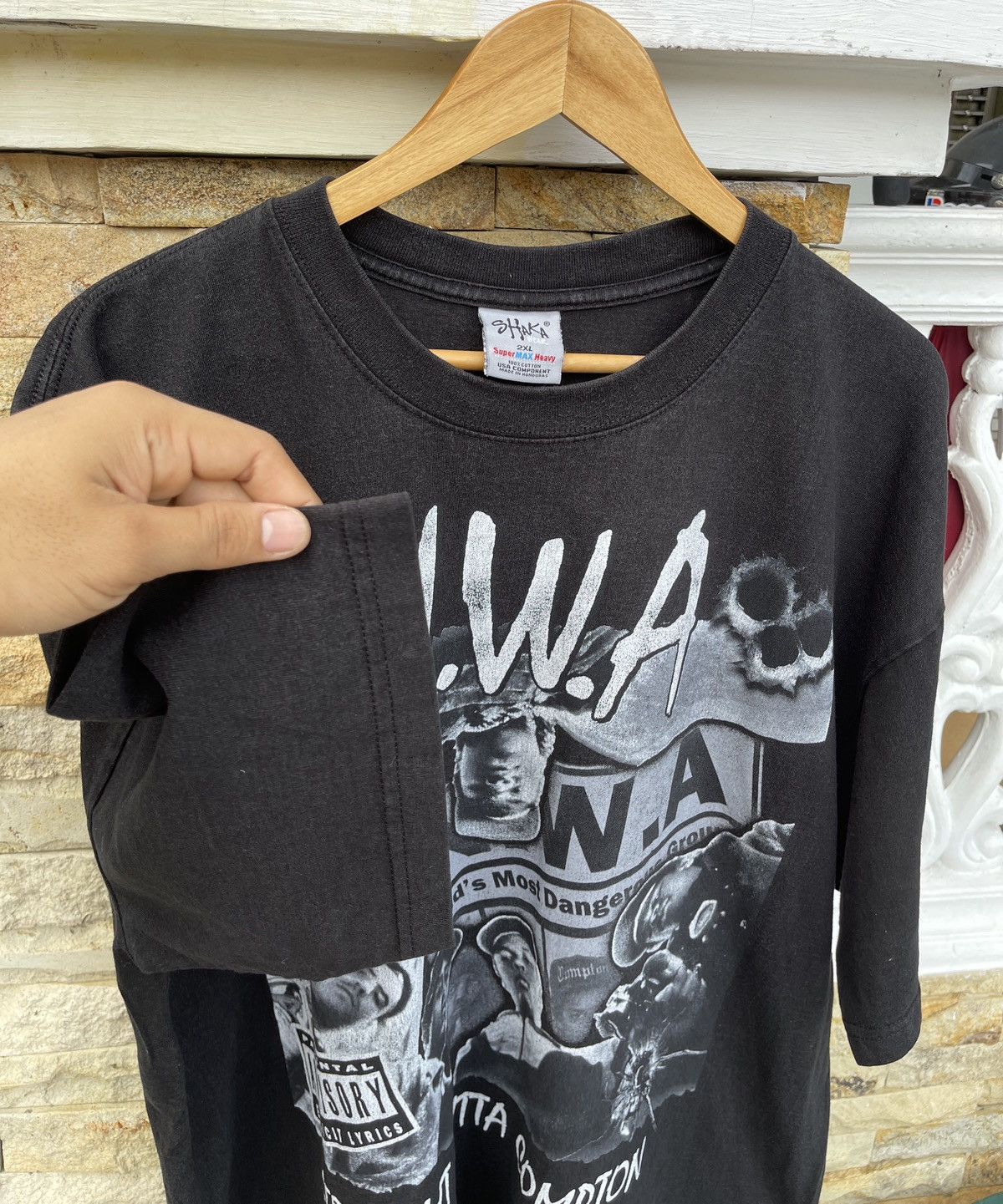 Rap Tees Vintage’90s🔥N.W.A🔥World’s Most Dangerous Group Tshirt Size US XXL / EU 58 / 5 - 10 Thumbnail