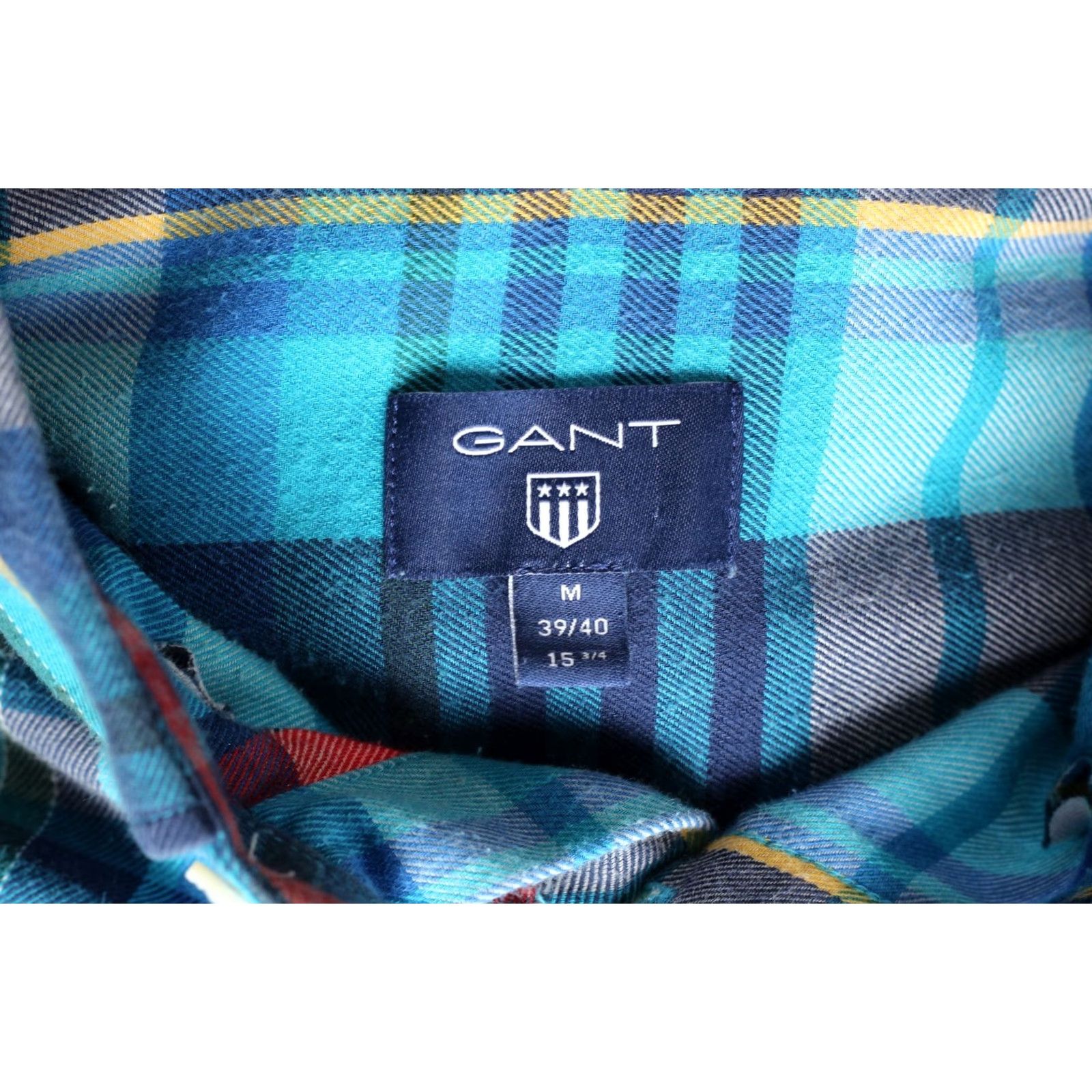 Gant GANT Flannel Shirt Men M 39/40 15 ¾ Regular Fit Long Sleeve Plaid Multicoloured Casual Formal Men Size US M / EU 48-50 / 2 - 5 Thumbnail