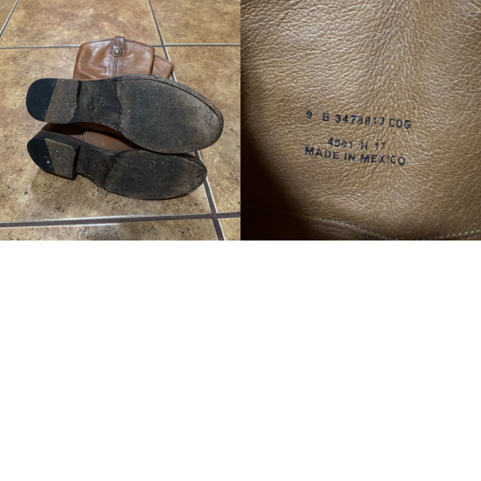 Frye Frye Melissa 3478813 Button Riding Tall Cognac Brown Leather Size 9B Boots Mens Womens Girls Boys? Size US 9 / IT 39 - 8 Thumbnail