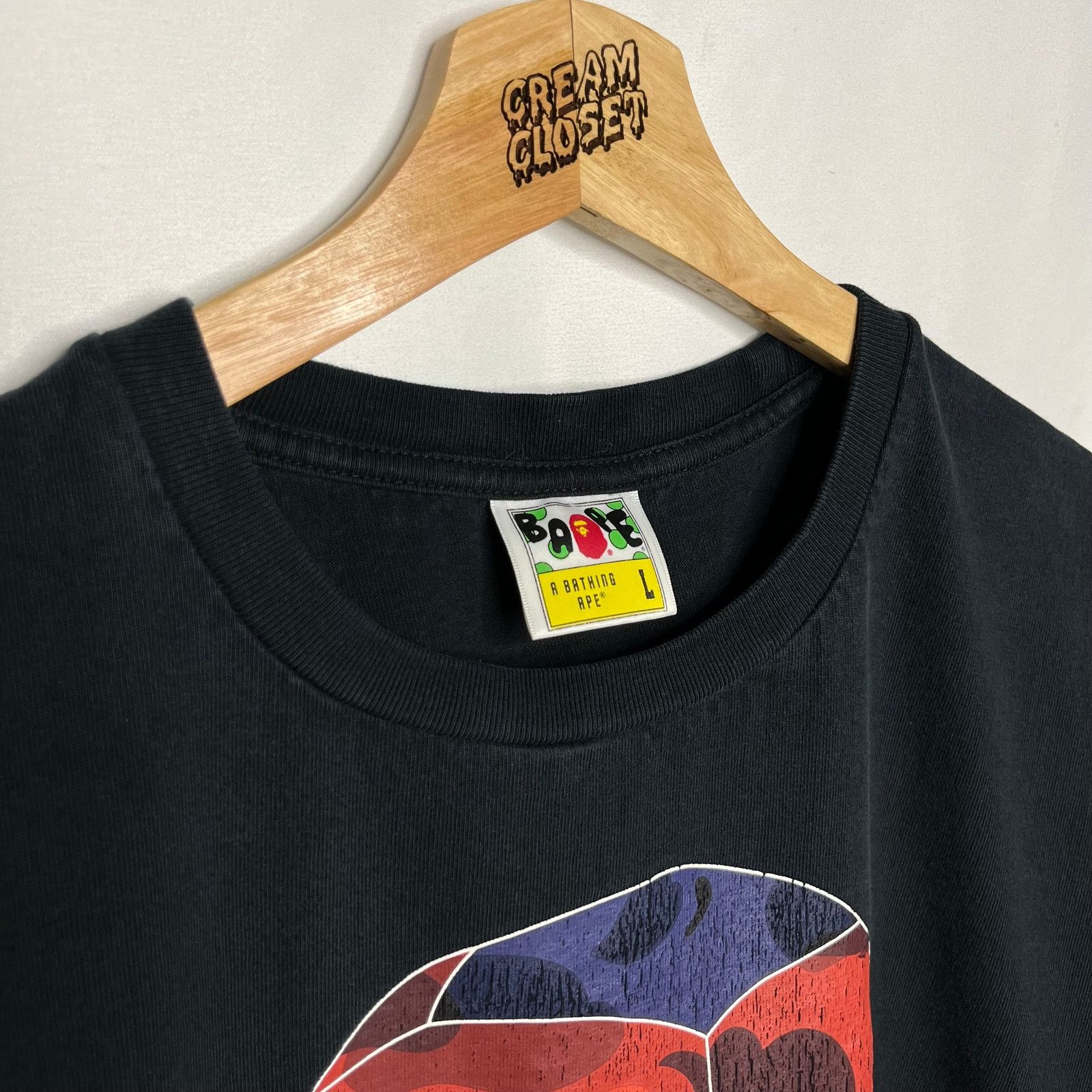 Bape A Bathing APE Ape Head Performance Multi Color Camo Tee Navy Size US L / EU 52-54 / 3 - 5 Thumbnail