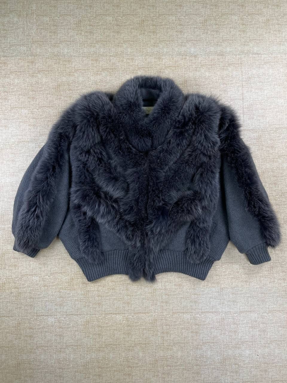 Beauty Beast × Japanese Brand × Vintage Vintage JULIE LATOUR Woolen Trading Company Real Fur Knit Size M / US 6-8 / IT 42-44 - 1 Thumbnail