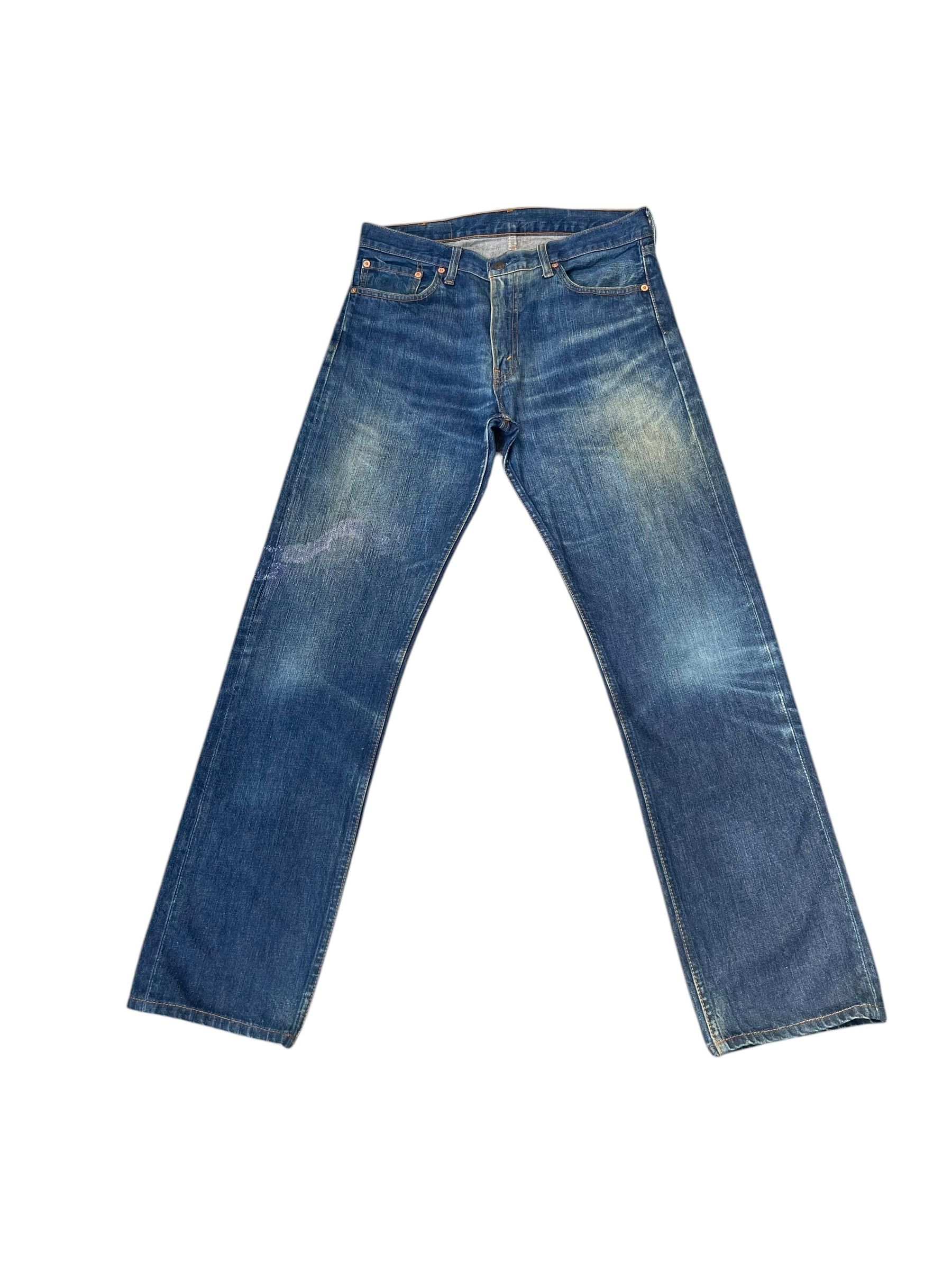 Levi's Vintage Levis 505 Distresed Size US 34 / EU 50 - 1 Thumbnail