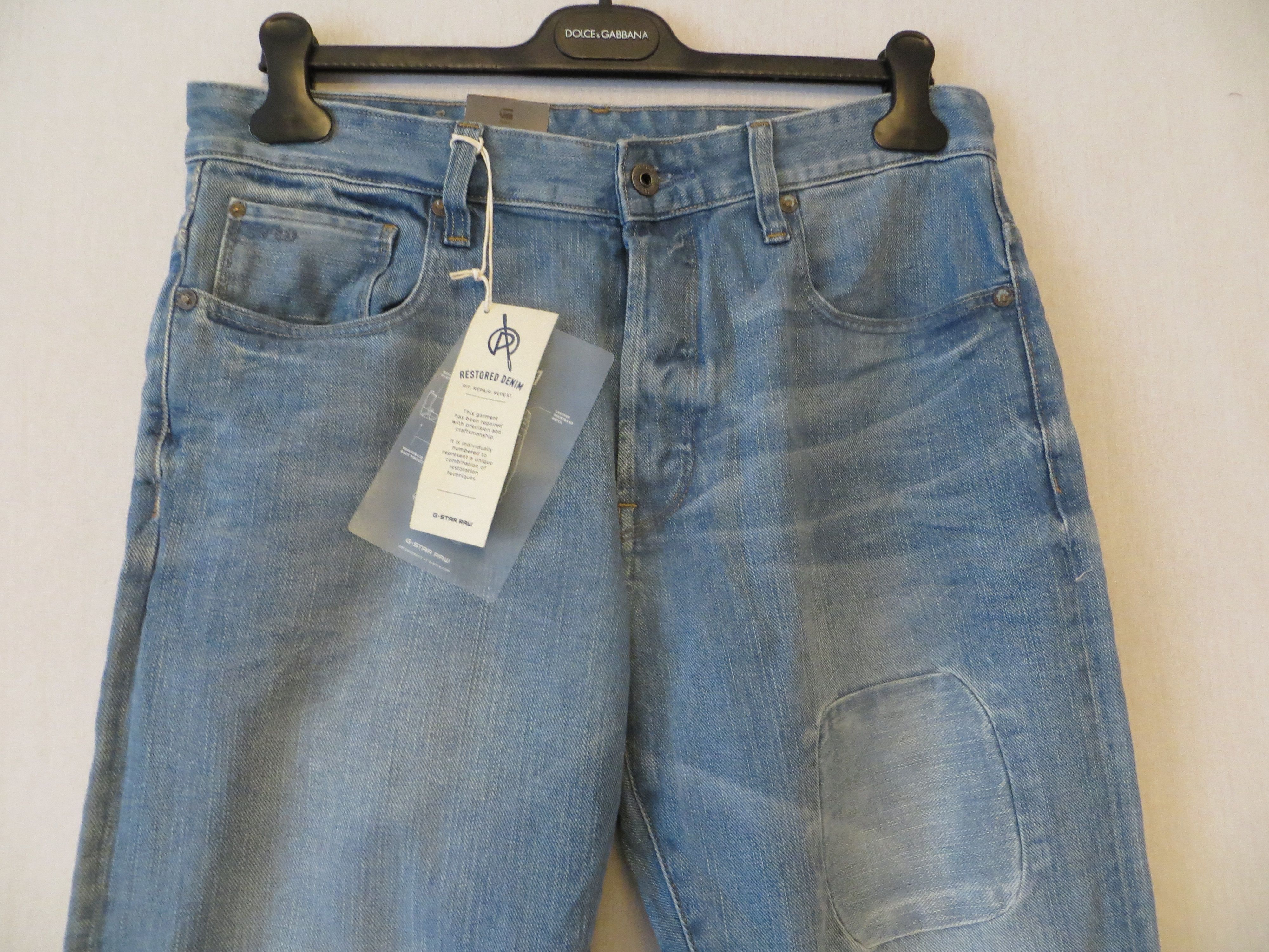 G-Star 3301 TAPERED NIPPON DENIM JEANS Size US 33 - 8 Thumbnail