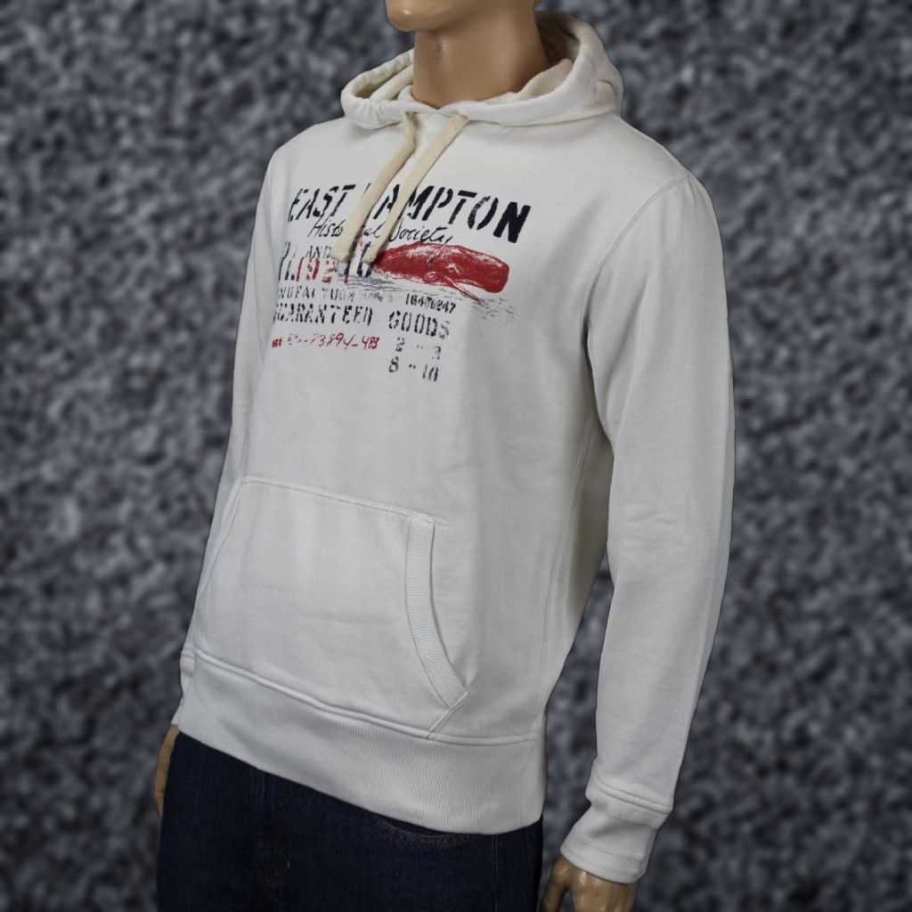 Polo Ralph Lauren Polo Ralph Lauren Cream Cotton Hoodie Pullover Sweatshirt NWT Mens L Ivory Cotton Blend Solid Knit Hoodie Size US L / EU 52-54 / 3 - 1 Preview