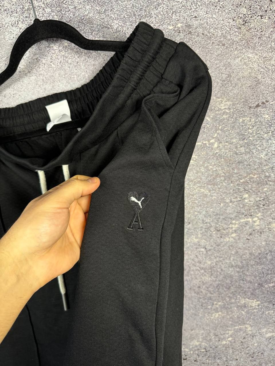 AMI Puma x AMI Black Heart ACE Puma Logo Drawstring Short Large Size US 34 / EU 50 - 6 Thumbnail