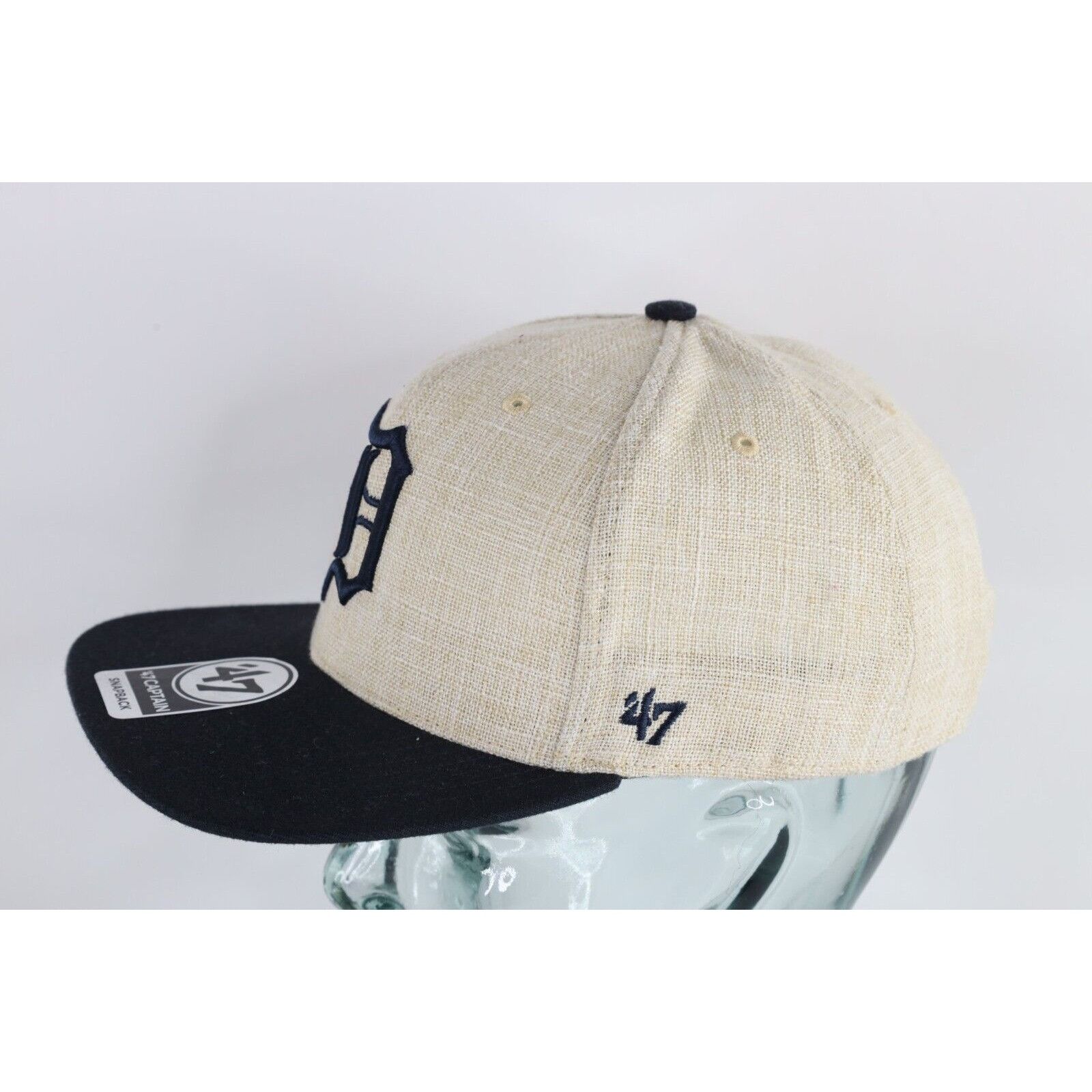 47 Brand New '47 Captain Detroit Tigers Old English D Baseball Hat Size ONE SIZE - 3 Thumbnail