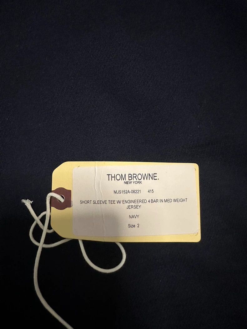Thom Browne Thom Browne Cotton round neck short sleeves Size US M / EU 48-50 / 2 - 7 Thumbnail