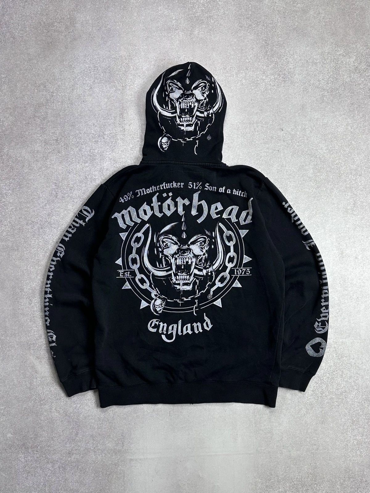 Band Tees Vintage Motorhead England Boxy Zip Hoodie M Size US M / EU 48-50 / 2 - 1 Thumbnail