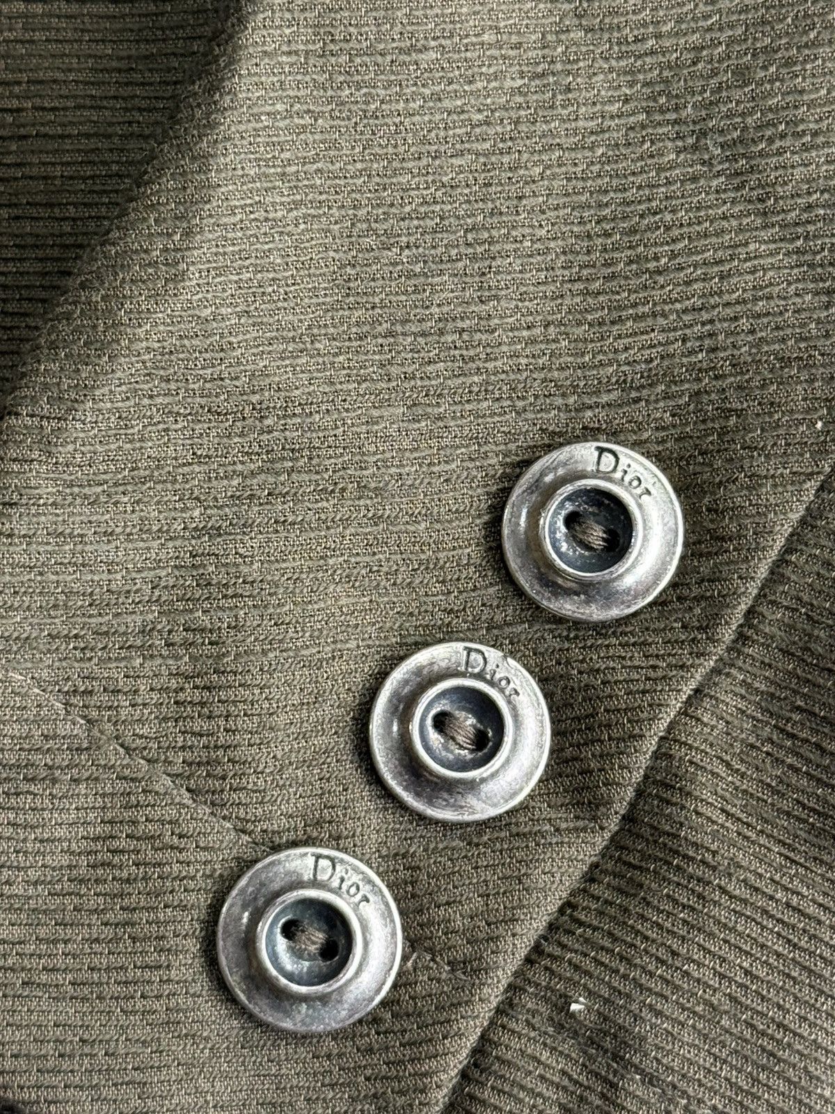 Dior 2000s Dior - Galliano Era Wool Blazer Size XS / US 0-2 / IT 36-38 - 7 Thumbnail