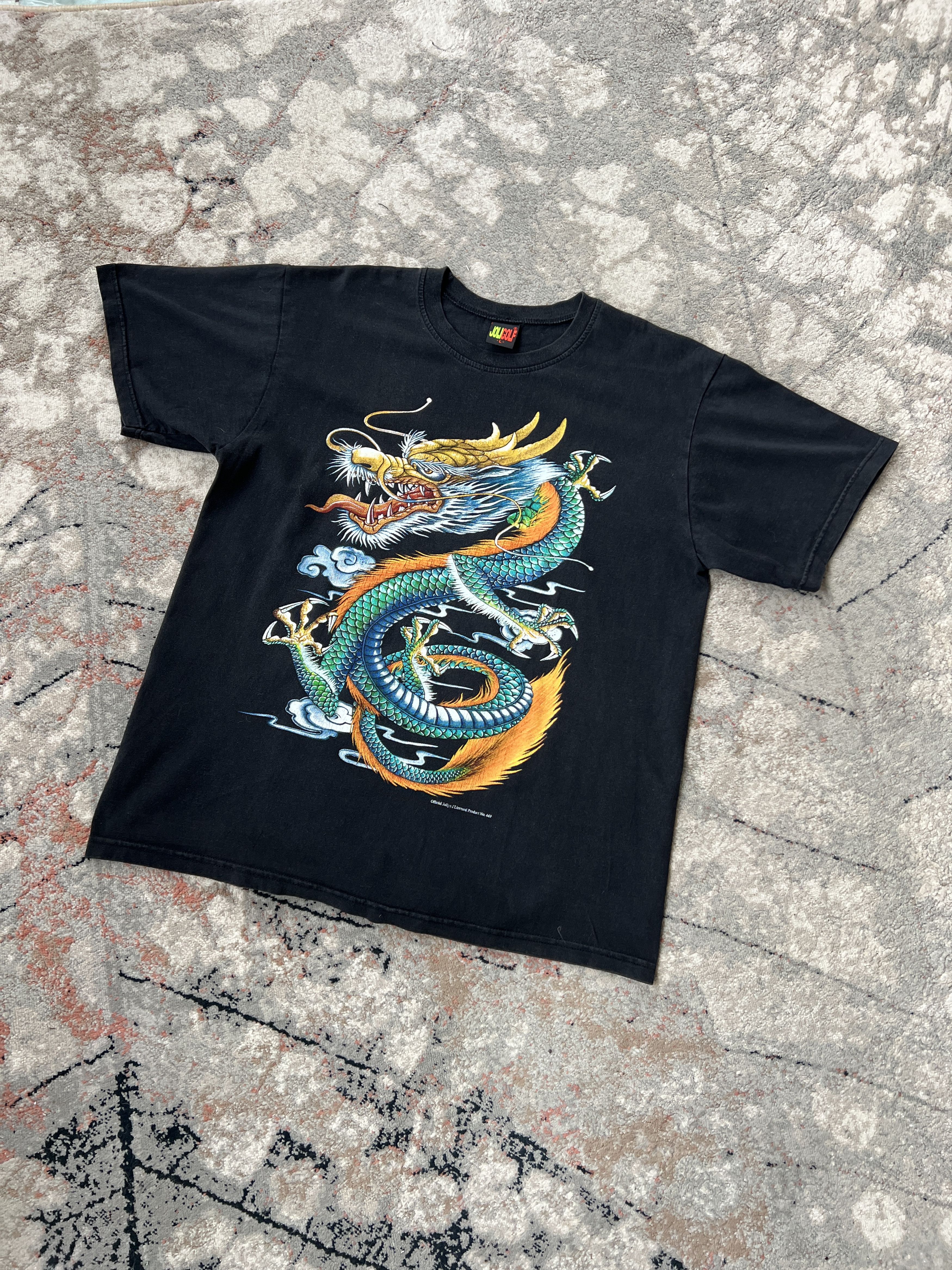 Japanese Brand Vintage Dragon Y2K Tee Size US L / EU 52-54 / 3 - 1 Thumbnail