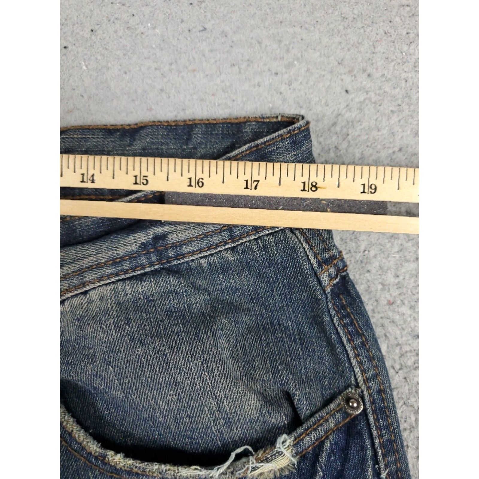 Jordan Craig Jordan Craig Mens Straight Leg Blue Jeans Size 36x32 Regular Fit Cotton Pants Size US 36 / EU 52 - 4 Thumbnail