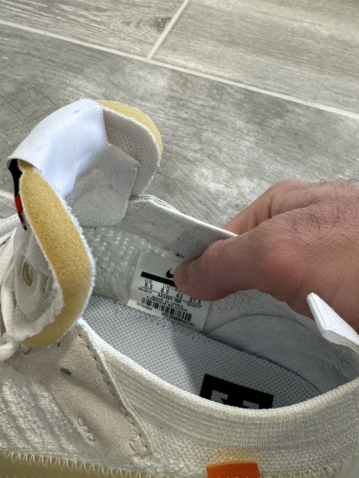 Nike × Off-White Nike x OFF WHITE Air Vapormax Size US 9.5 / EU 42-43 - 7 Thumbnail