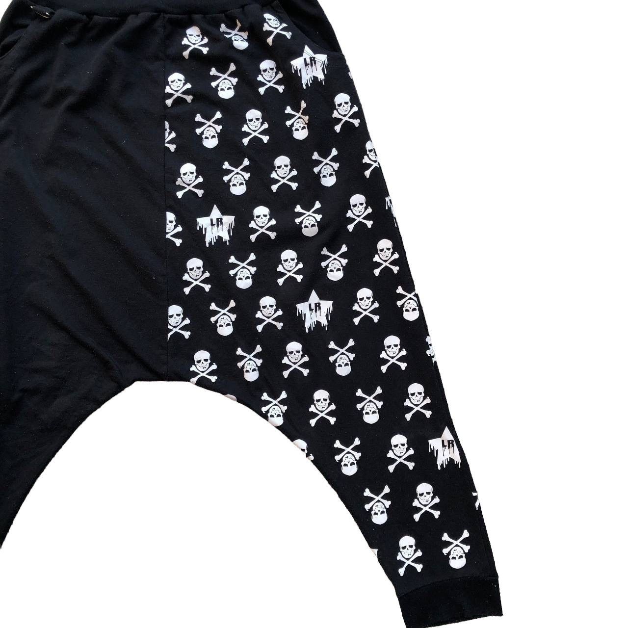Seditionaries SUPER LOVER SKULLS HAREM BAGGY PANTS Size US 35 - 7 Thumbnail