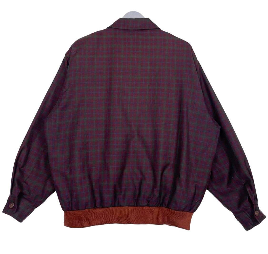 Japanese Brand × Vintage 💥90s SLAZENGER NOVA CHECK BOMBER JACKET Size US L / EU 52-54 / 3 - 7 Thumbnail