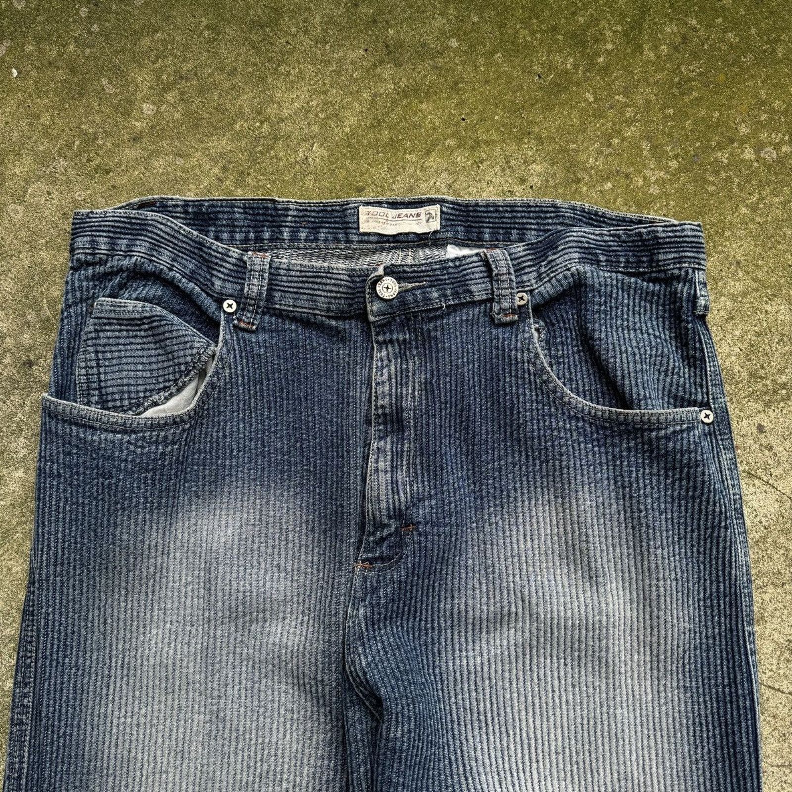 Vintage Vintage Y2K Faded Washed Skater Jeans ERD Grunge Thrashed Size US 38 / EU 54 - 6 Thumbnail