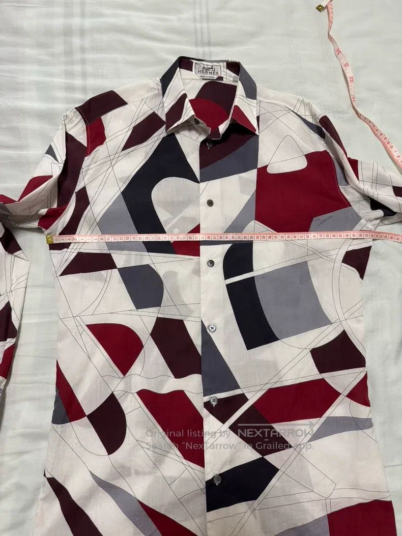 Hermes Hermes size 38 Shirt with classic pattern and color design Size US M / EU 48-50 / 2 - 4 Thumbnail