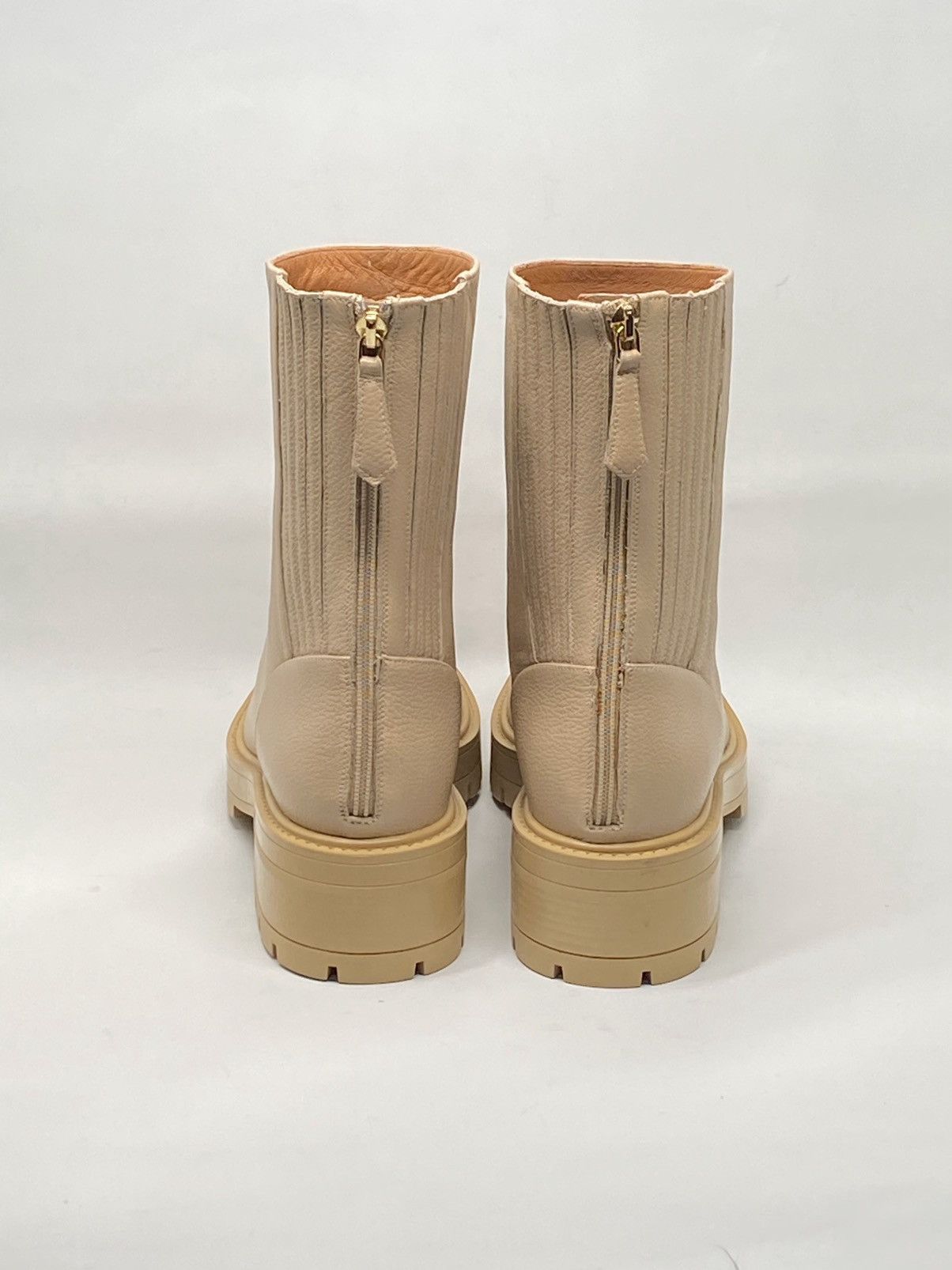 Aquazzura Aquazzura Saint Honore Leather Combat Booties size 39 Size US 9 / IT 39 - 7 Thumbnail