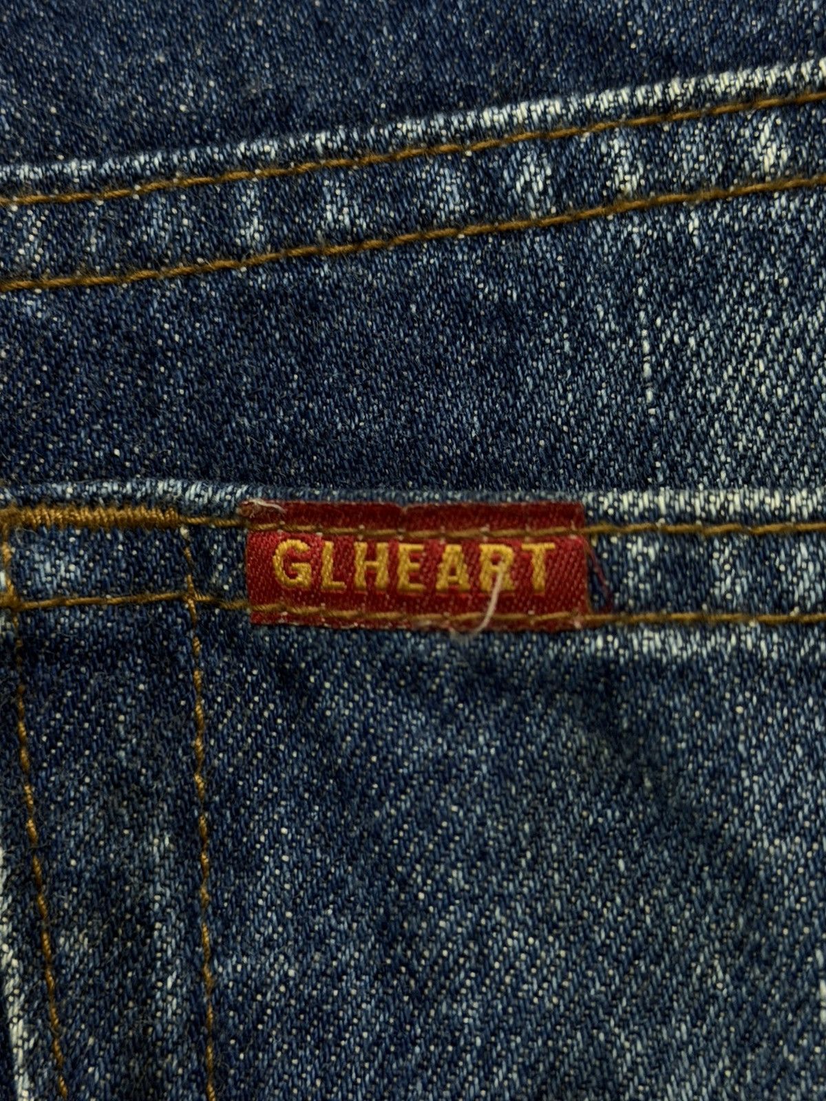 If Six Was Nine Vintage 00s GL Heart Japanese Archive Whisker Denim Jeans 28 Size US 28 / EU 44 - 14 Thumbnail