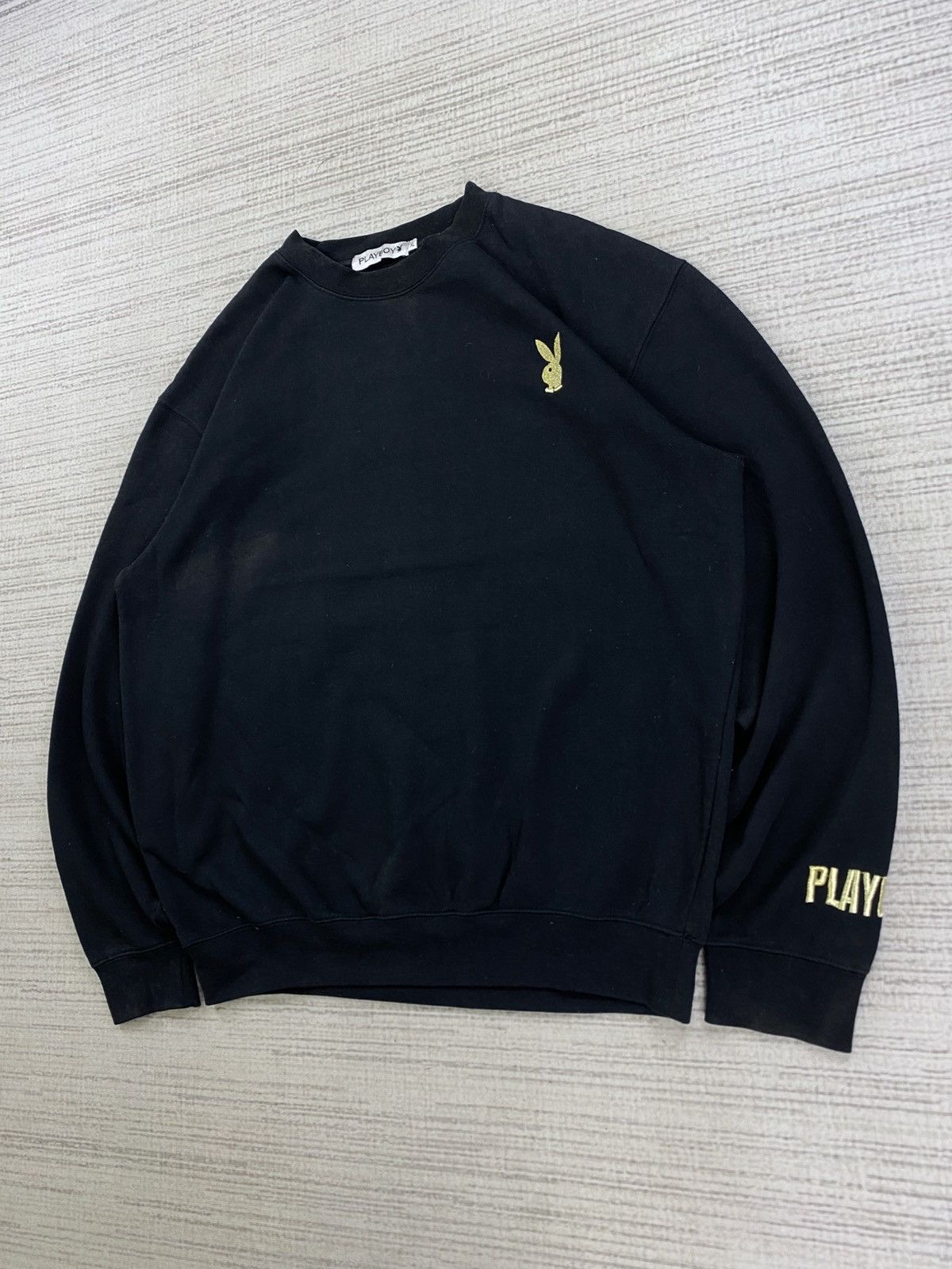 Japanese Brand × Playboy × Vintage Vintage Playboy Big Embroiderey Logo Sweatshirt Size US L / EU 52-54 / 3 - 4 Thumbnail