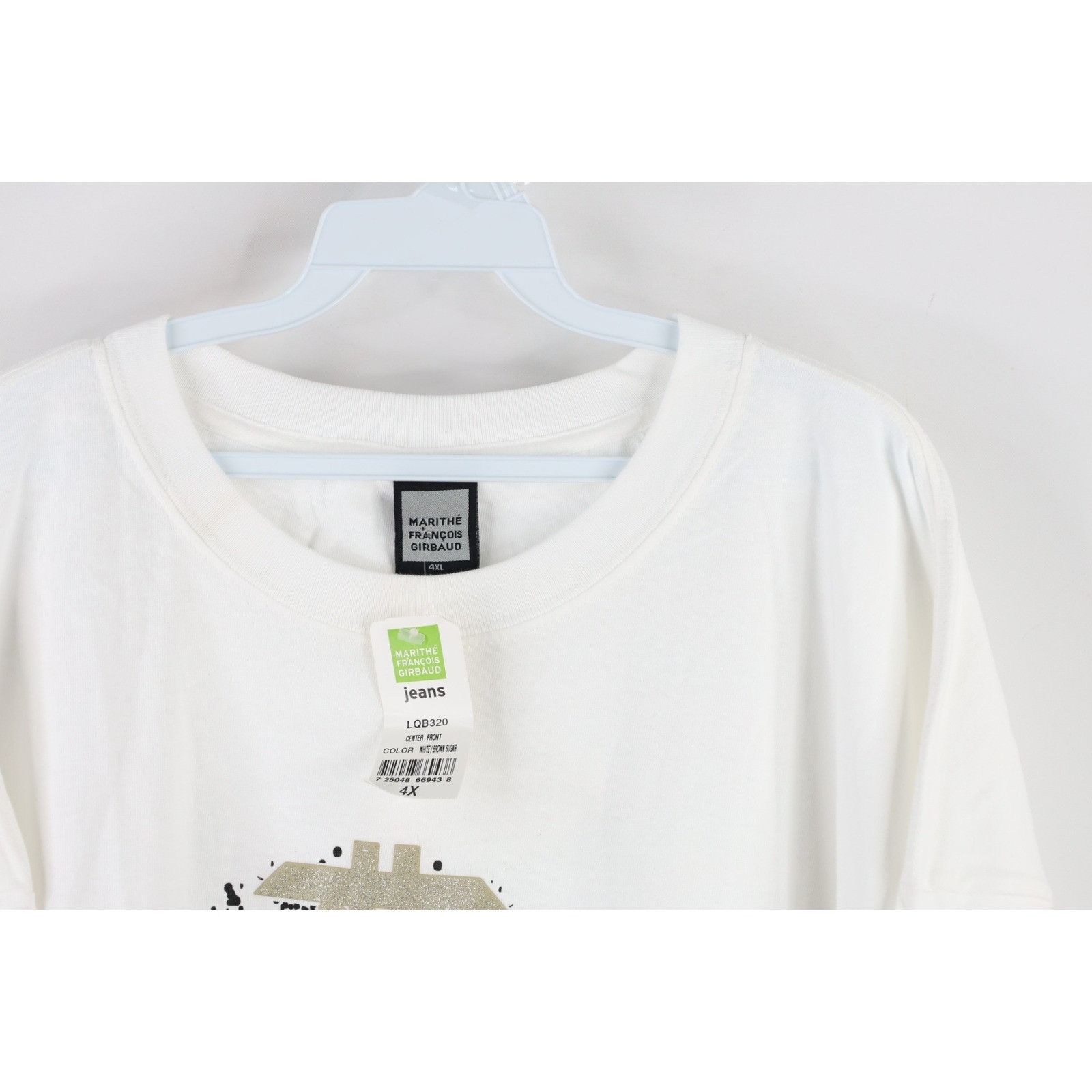 Marithe + Francois Girbaud × Vintage NOS Vintage 90s Marithe Francois Girbaud Baggy T-Shirt 4XL Size US XXL / EU 58 / 5 - 5 Thumbnail