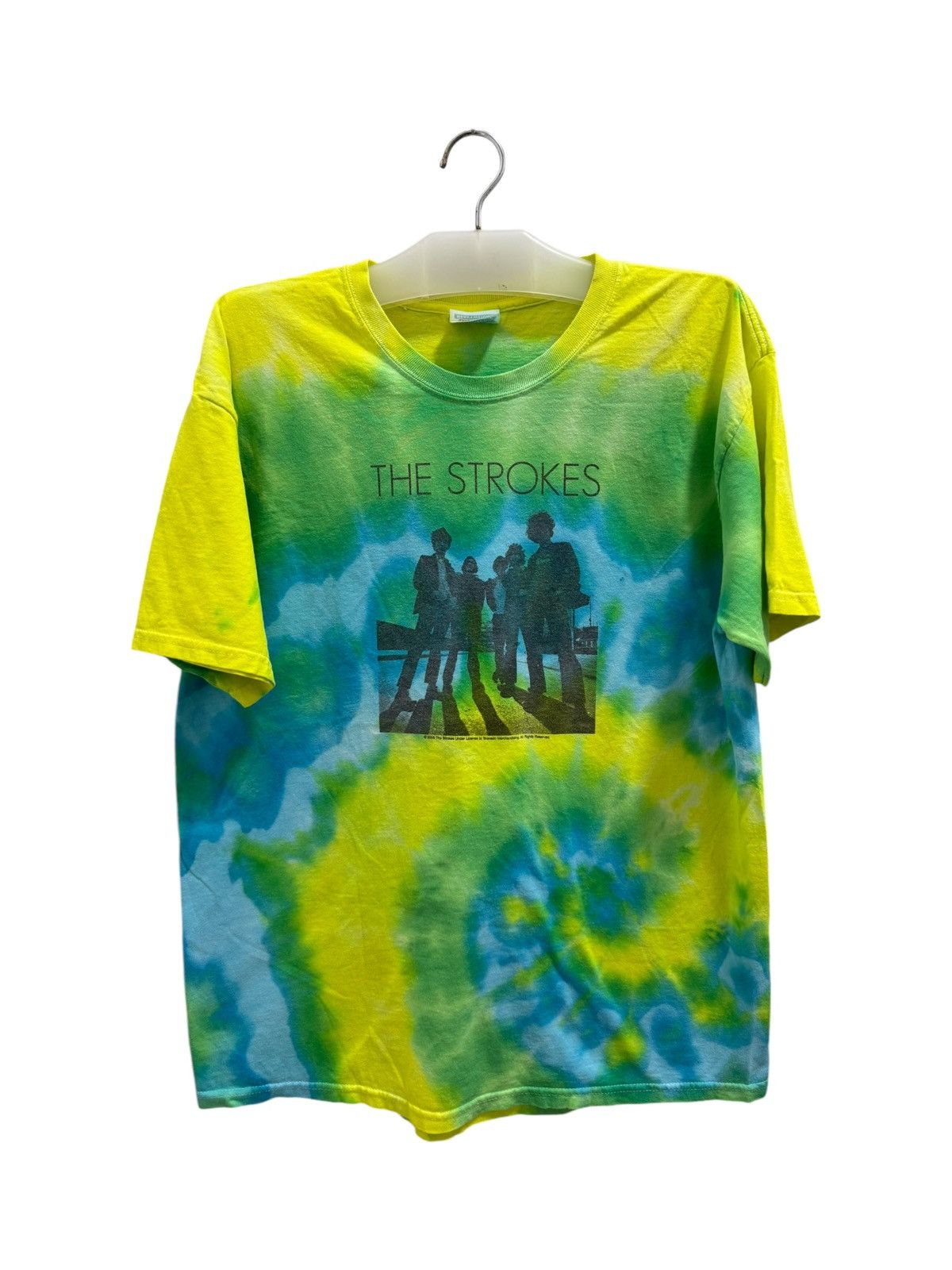 Band Tees × Bravado × Vintage VINTAGE Y2K TIE DYE THE STROKES UNDER BRAVADO LICENSED Size US L / EU 52-54 / 3 - 1 Thumbnail