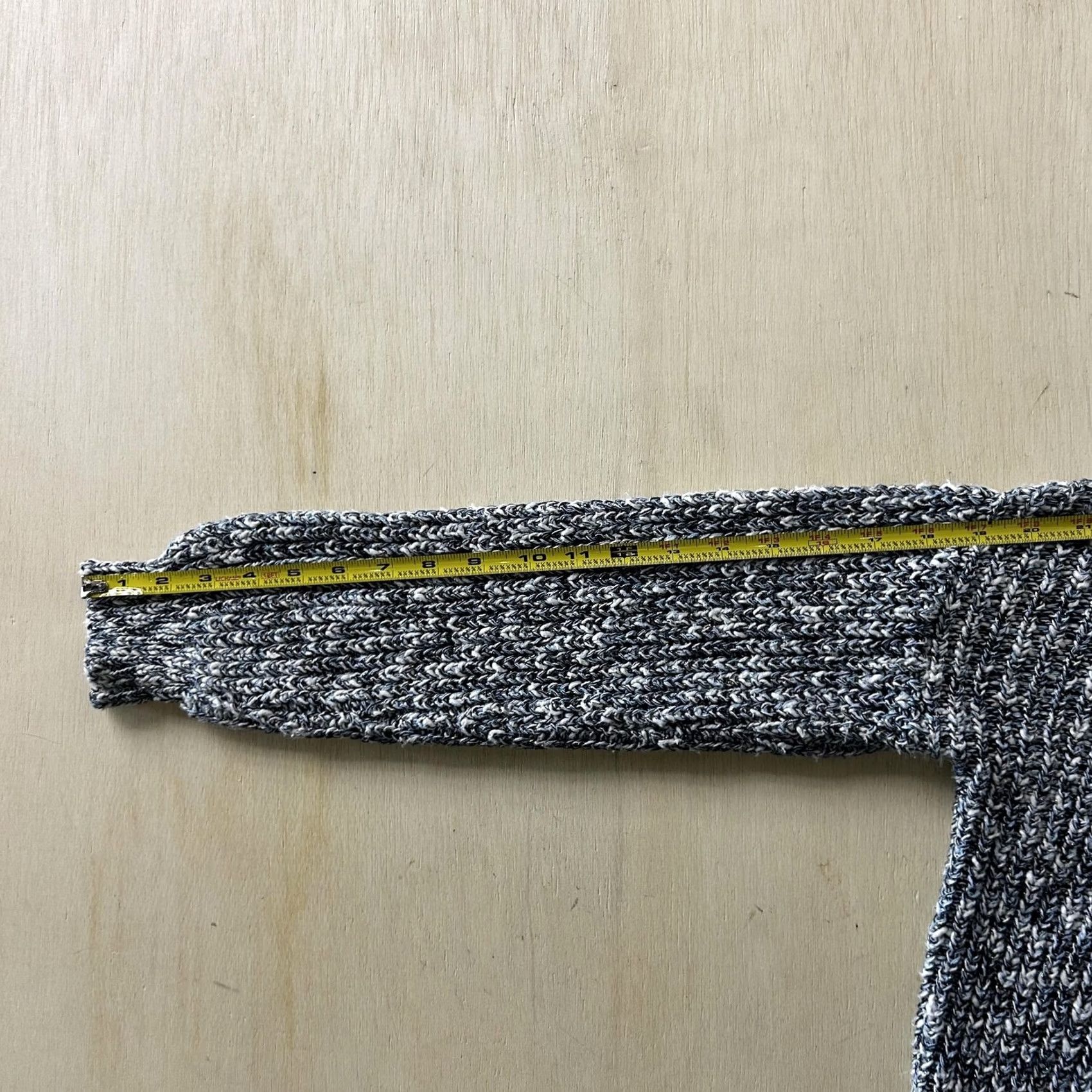 Vintage Alya Sweater Womens Medium Gray Crew Neck Chunky-Knit Glitter Pullover Size M / US 6-8 / IT 42-44 - 5 Thumbnail