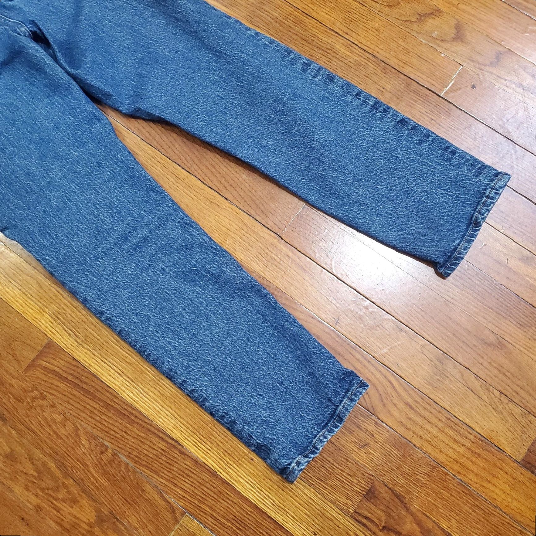 Madewell VINTAGE Madewell Jeans Womens 27 High Rise Straight Denim Blue 5-Pocket Design Slim Stretch Pockets Size 27" / US 4 / IT 40 - 2 Thumbnail