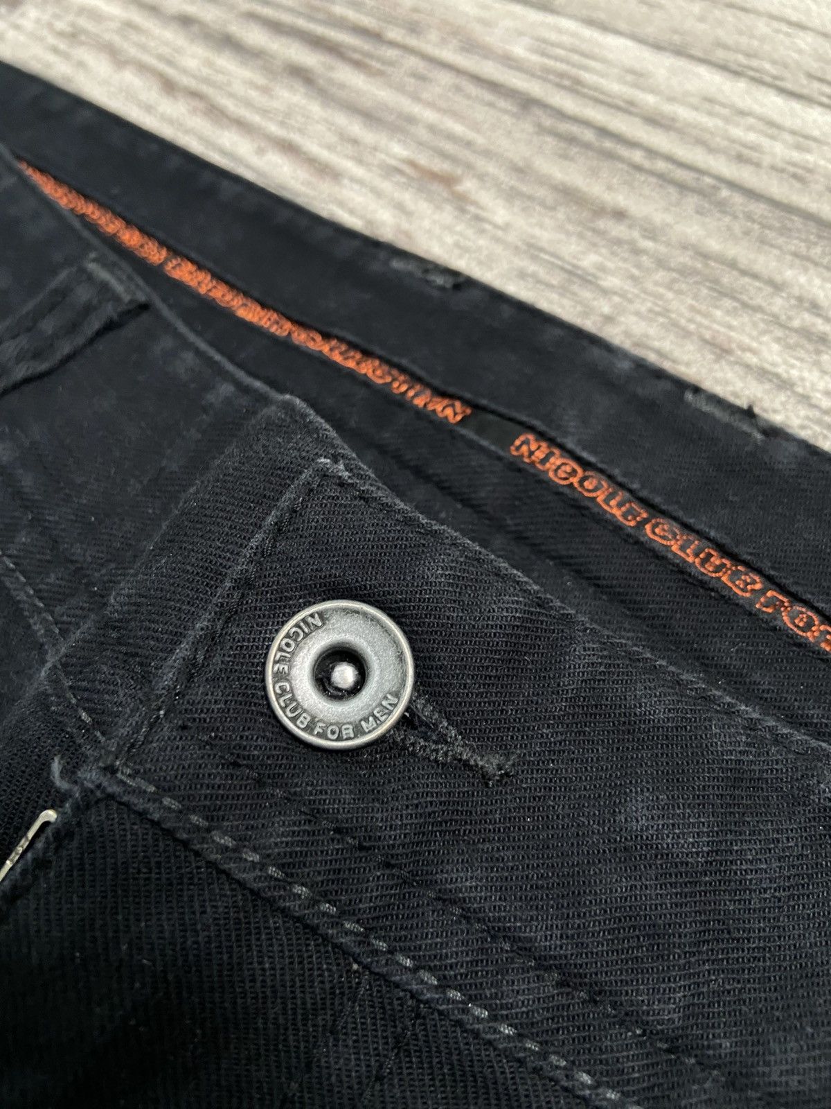 If Six Was Nine × KMRii × Le Grande Bleu (L.G.B.) 🔥Rare🔥2000s NCFM Punk Avant Garde Studded Cargo Jeans Size US 34 / EU 50 - 10 Thumbnail