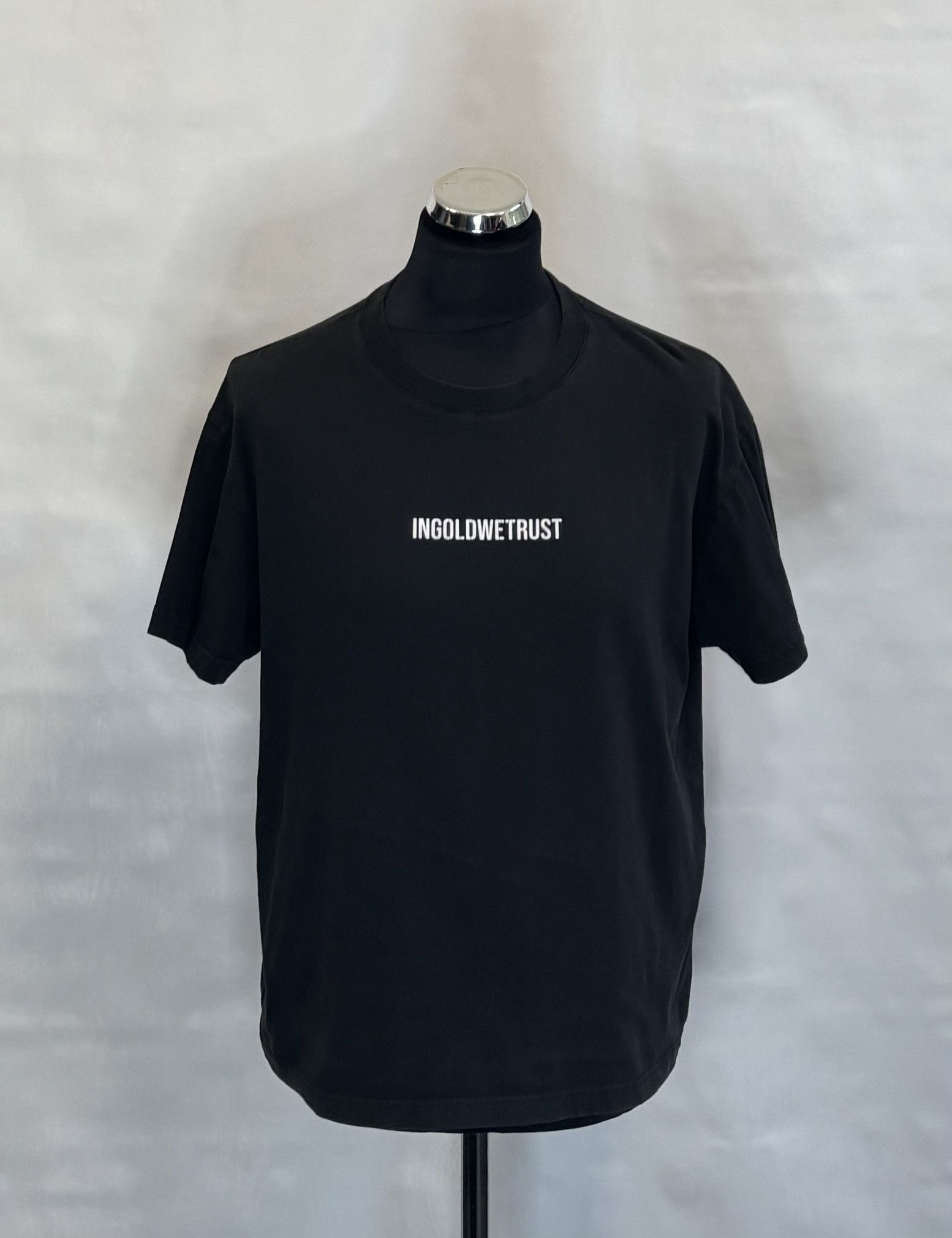 IN GOLD WE TRUST PARIS In Gold We Trust Black T-Shirt size M Size US M / EU 48-50 / 2 - 1 Thumbnail
