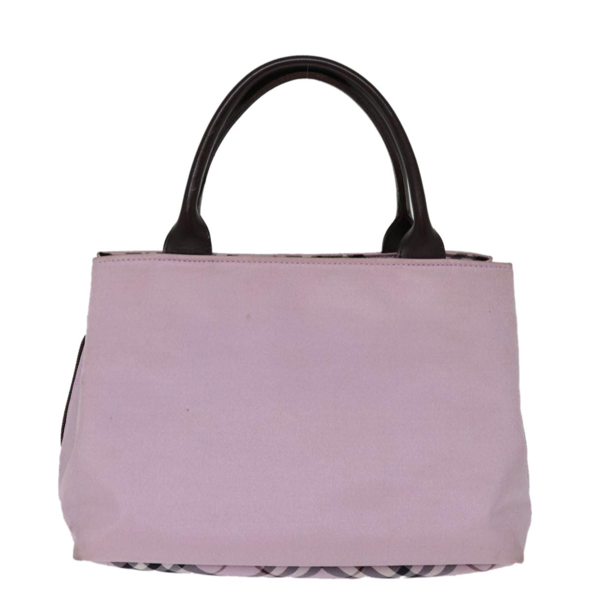 Burberry Nova Check Pink Synthetic Handbag (Pre-Owned) Size ONE SIZE - 1 Thumbnail