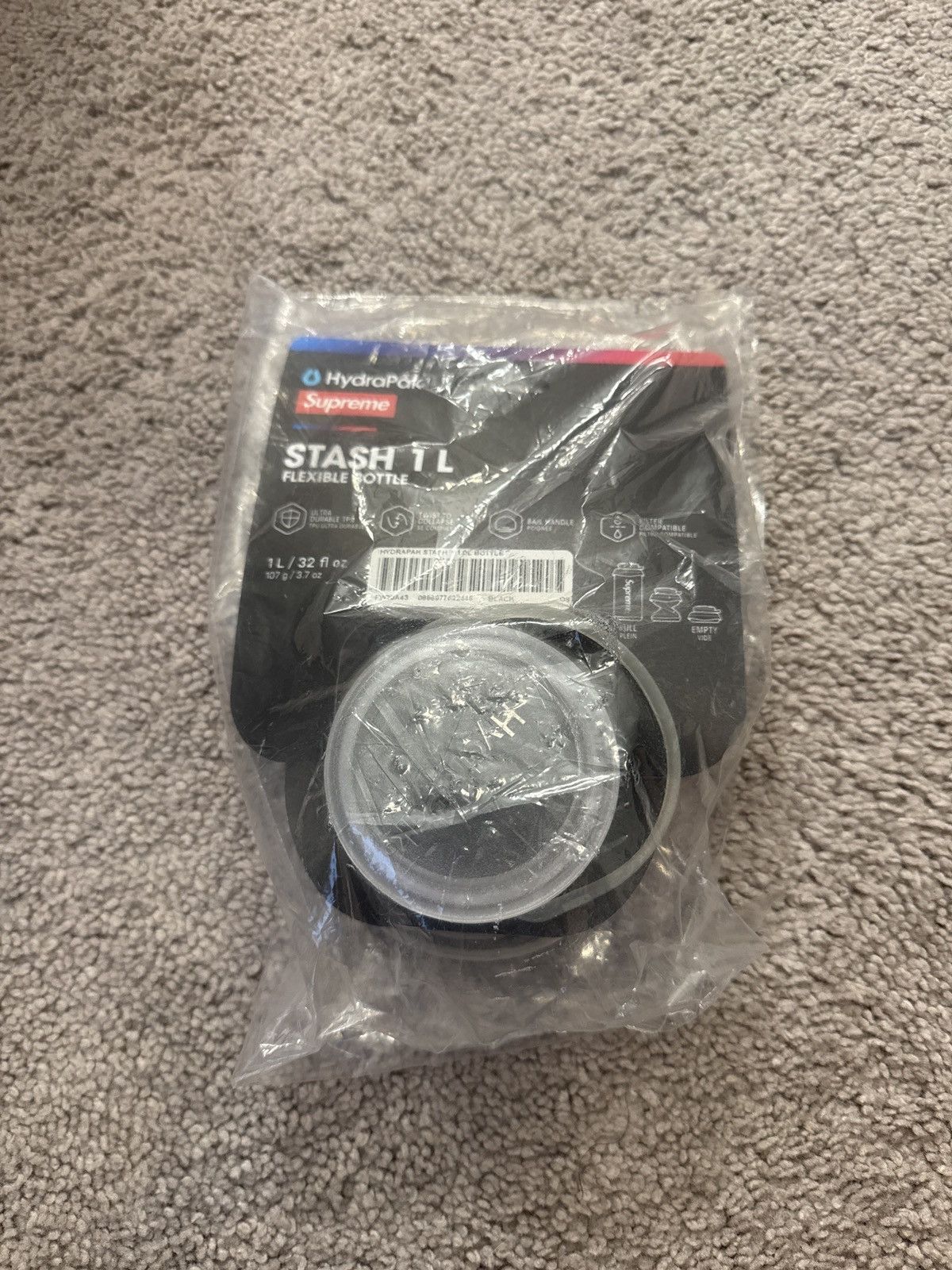 Supreme Supreme Hydropak Stash 1.0L Bottle Black Size ONE SIZE - 2 Thumbnail
