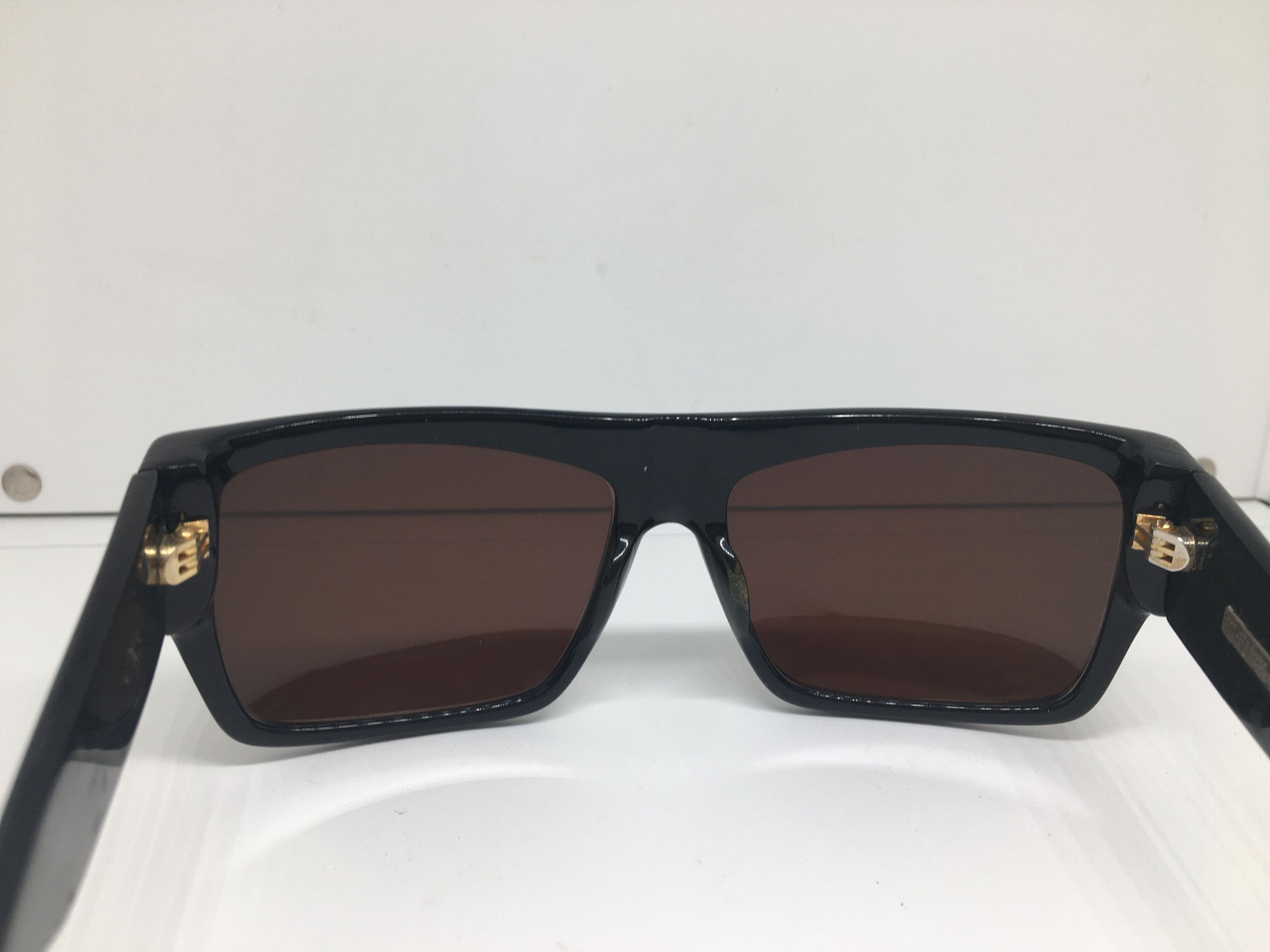 Other Vintage Le Cheuka Black Chunky GENTS Sunglasses ROCKER Size ONE SIZE - 6 Thumbnail