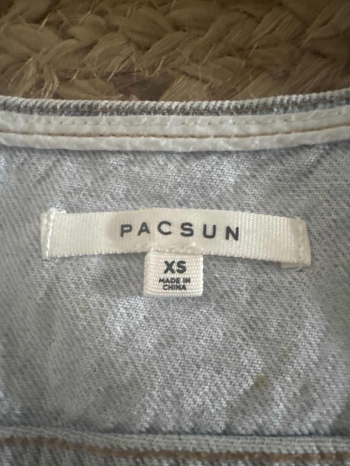 Pacsun PacSun Sparkle Denim Vest Size XS / US 0-2 / IT 36-38 - 3 Thumbnail