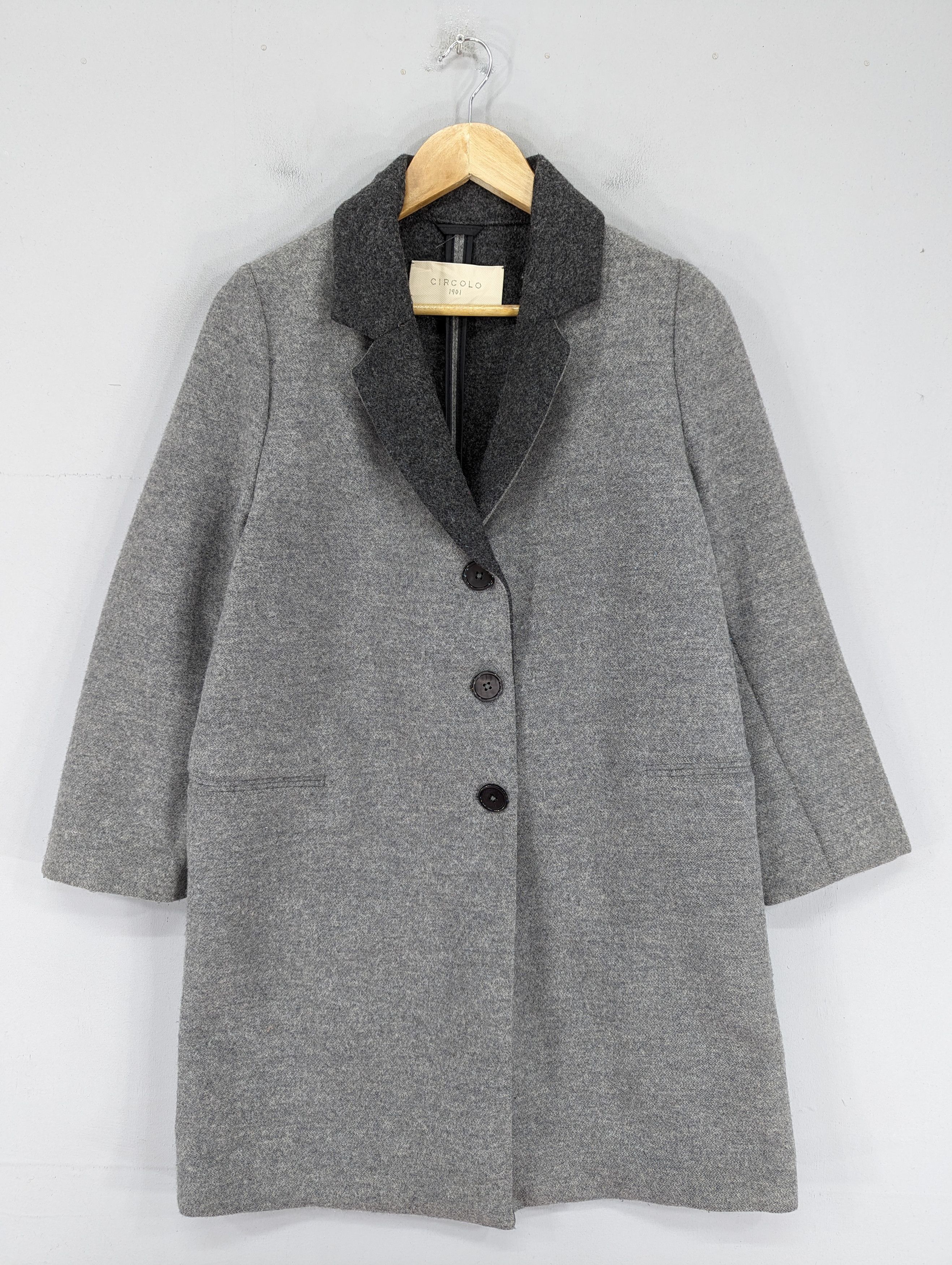 Circolo 1901 🔥Circolo 1901 Wool Button Ups Coat Jacket Size M / US 6-8 / IT 42-44 - 1 Thumbnail